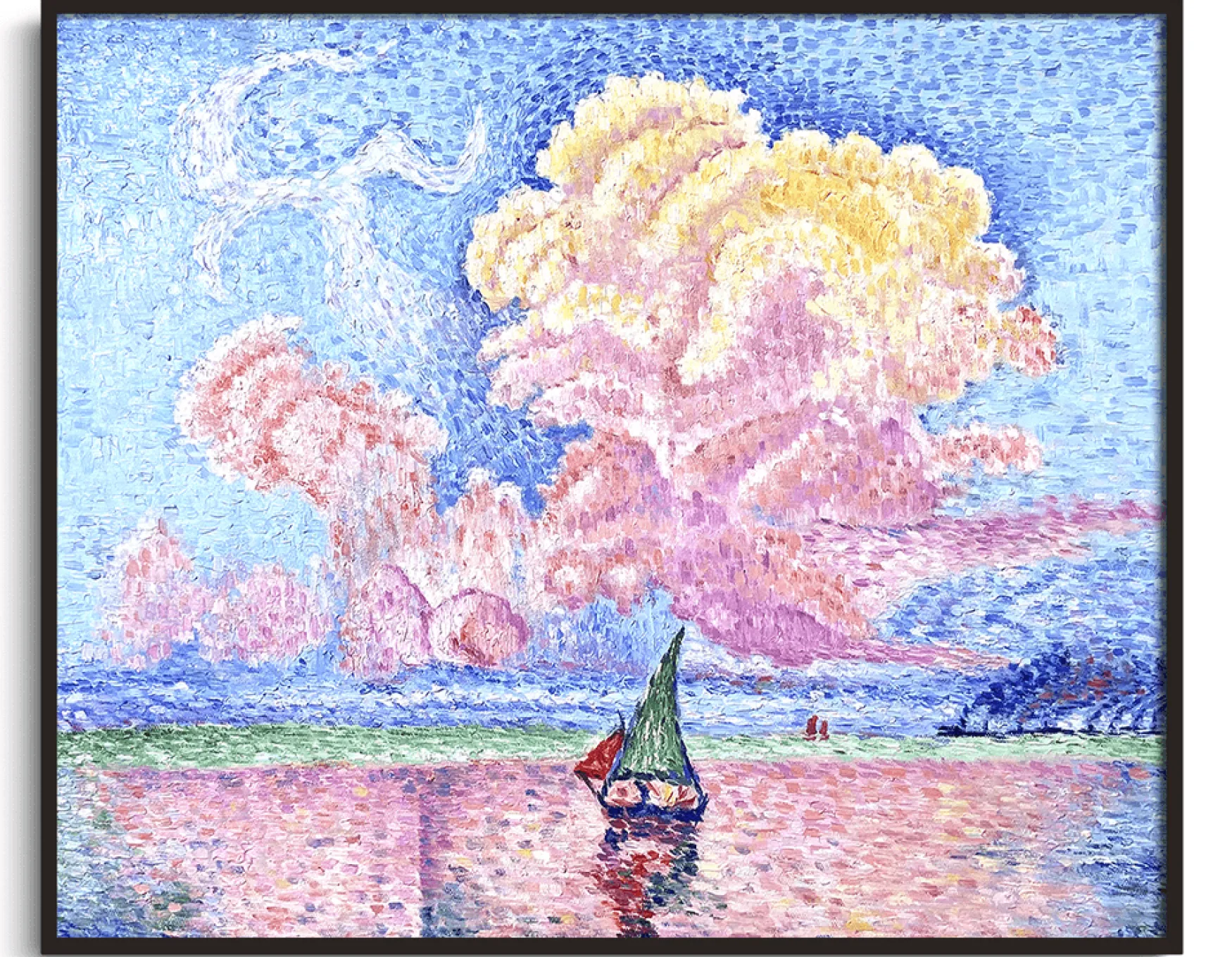 Galerie Mont Signac<Antibes, Le Nuage Rose - Paul Signac