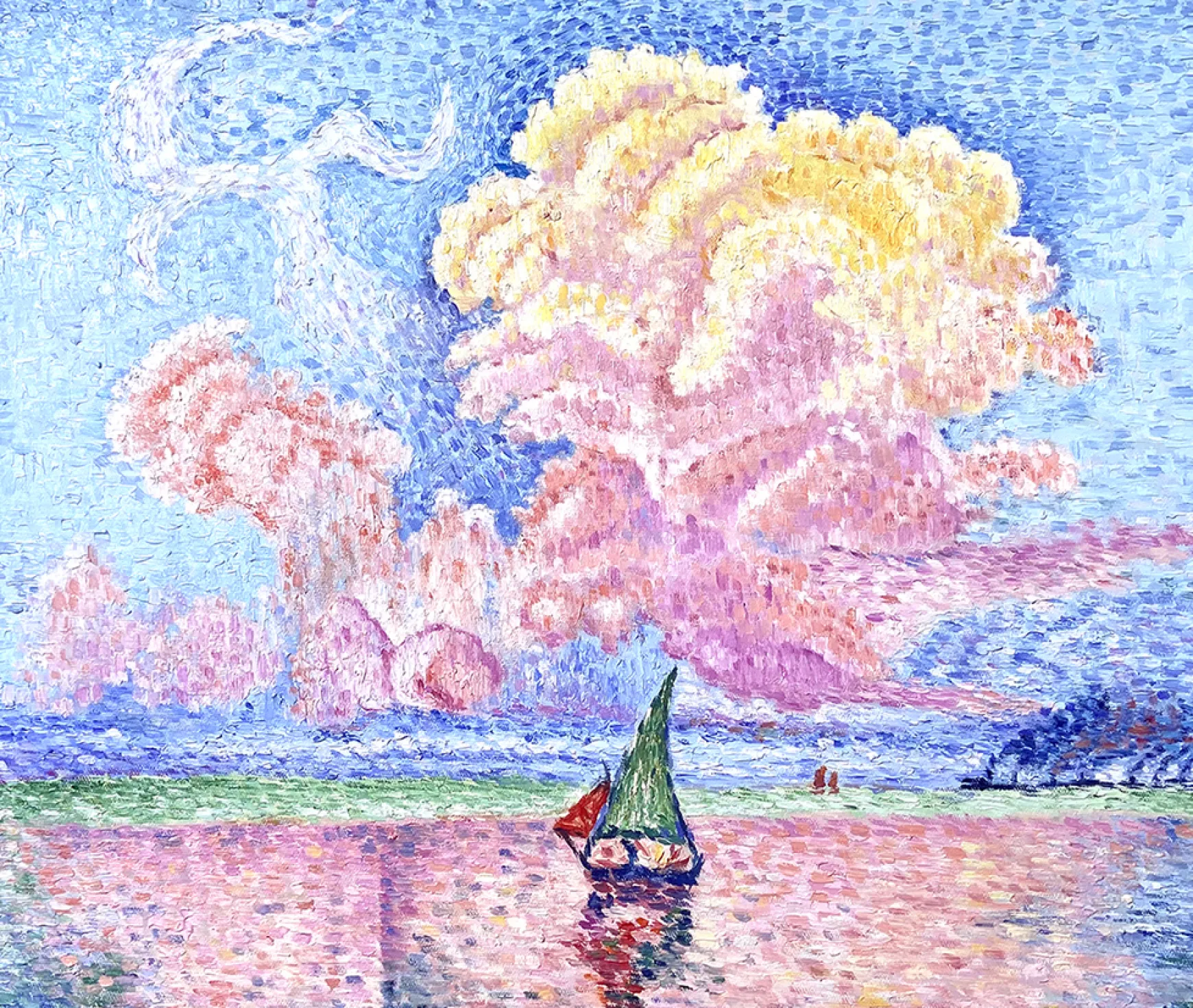 Galerie Mont Signac<Antibes, Le Nuage Rose - Paul Signac