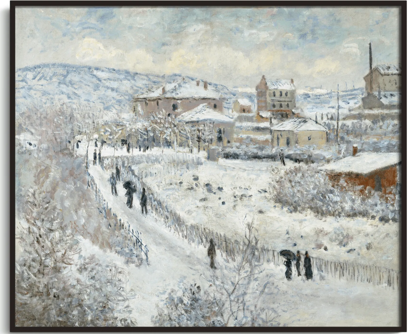 Galerie Mont Monet<Argenteuil sous la neige - Claude Monet