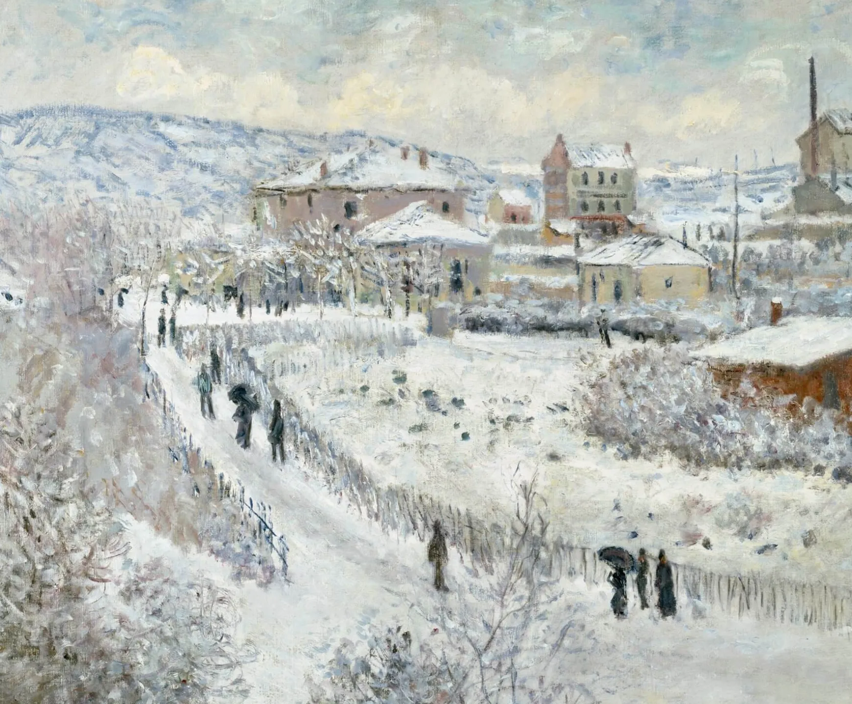 Galerie Mont Monet<Argenteuil sous la neige - Claude Monet