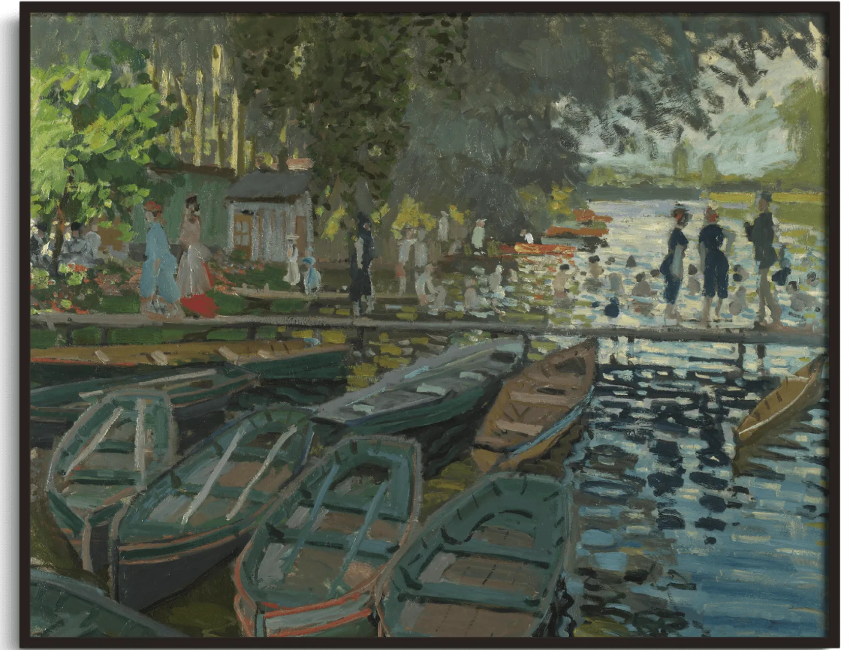 Galerie Mont Monet<Baigneurs à la Grenouillère - Claude Monet