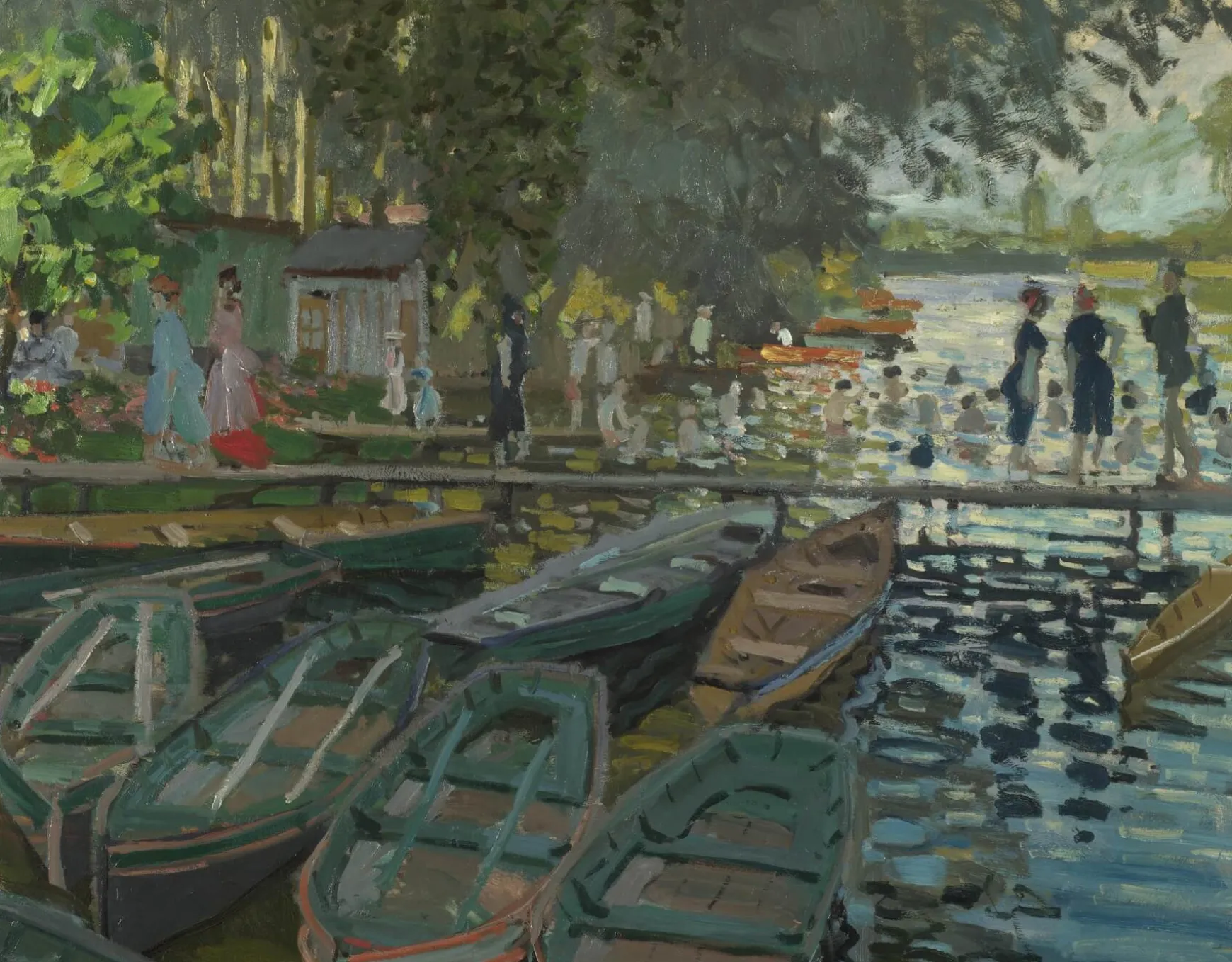 Galerie Mont Monet<Baigneurs à la Grenouillère - Claude Monet