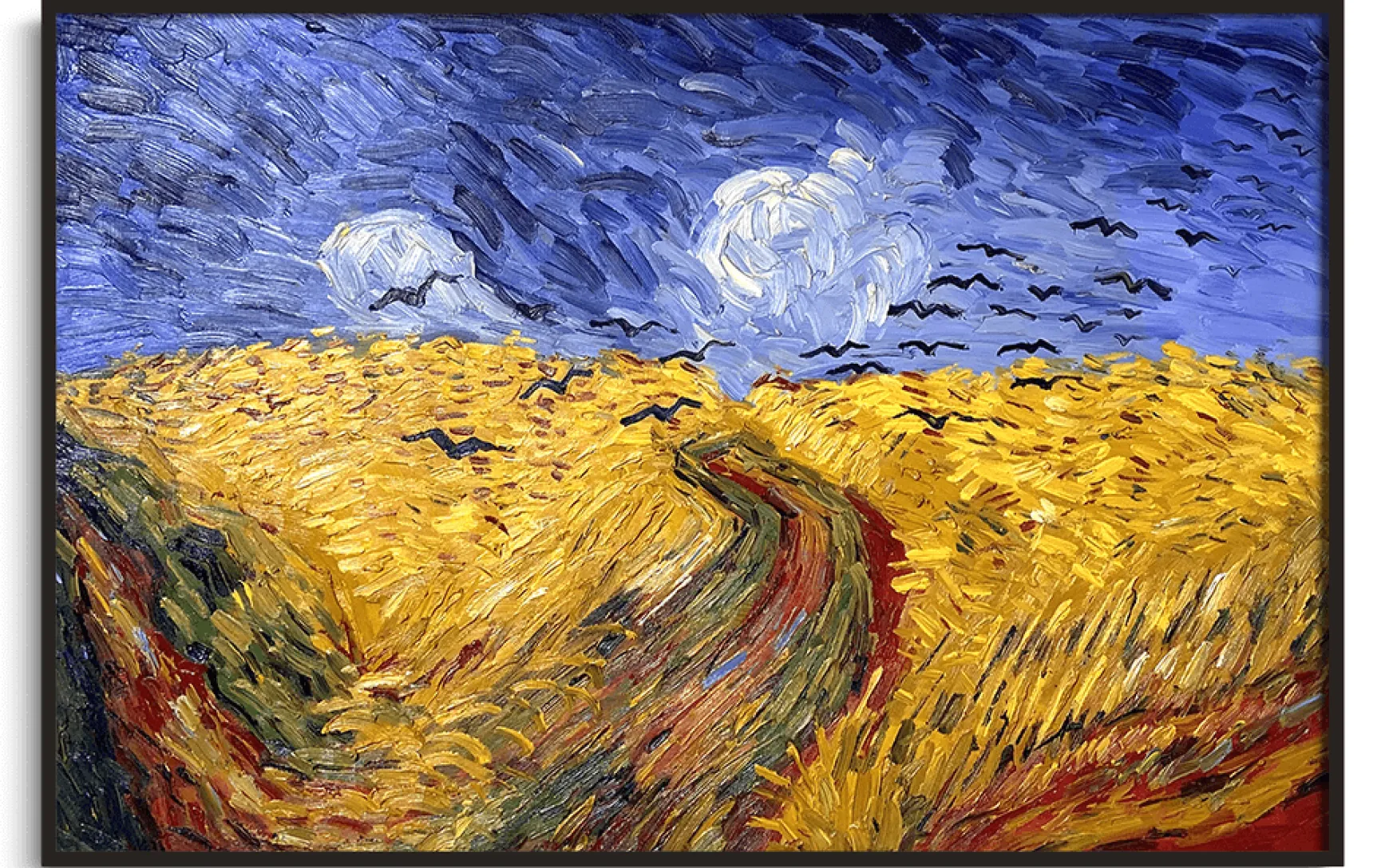 Galerie Mont Van Gogh<Champ de blé aux corbeaux - Vincent Van Gogh