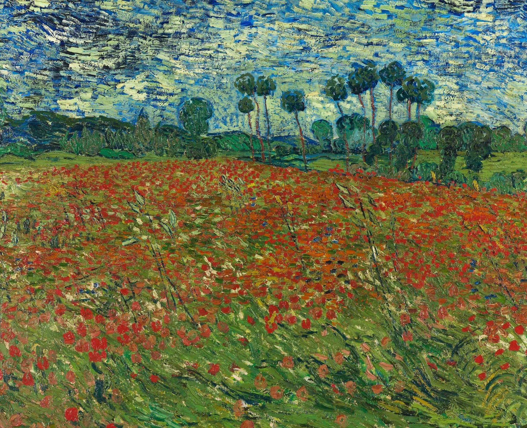 Galerie Mont Van Gogh<Champs de coquelicots - Vincent Van Gogh