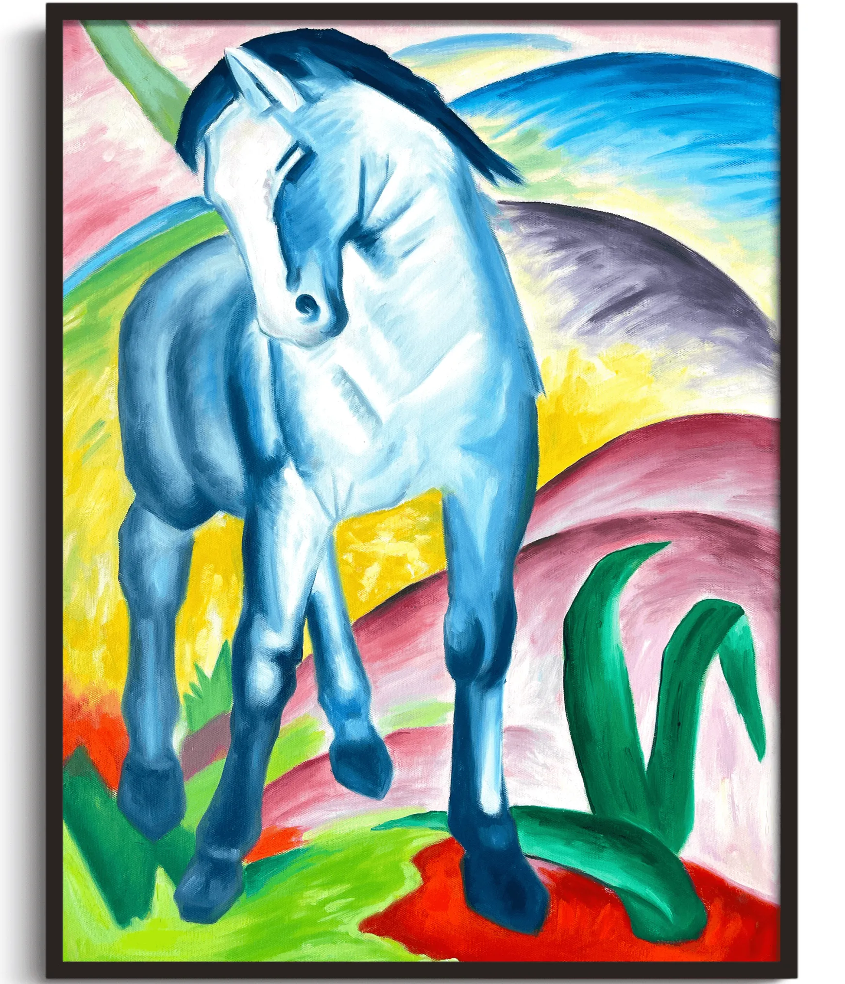 Galerie Mont Franz Marc<Cheval bleu I - Franz Marc