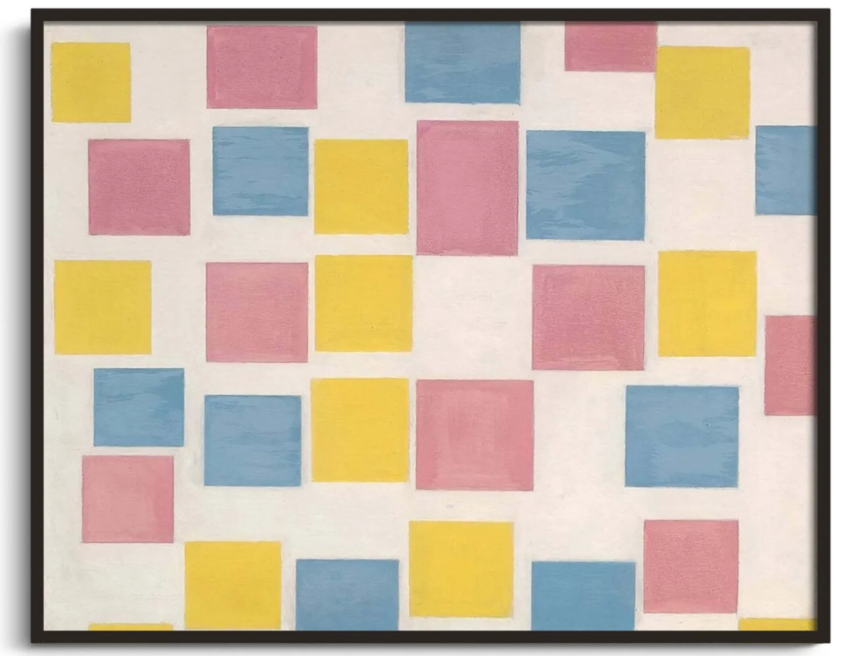 Galerie Mont Mondrian<Composition avec des champs de couleur - Piet Mondrian