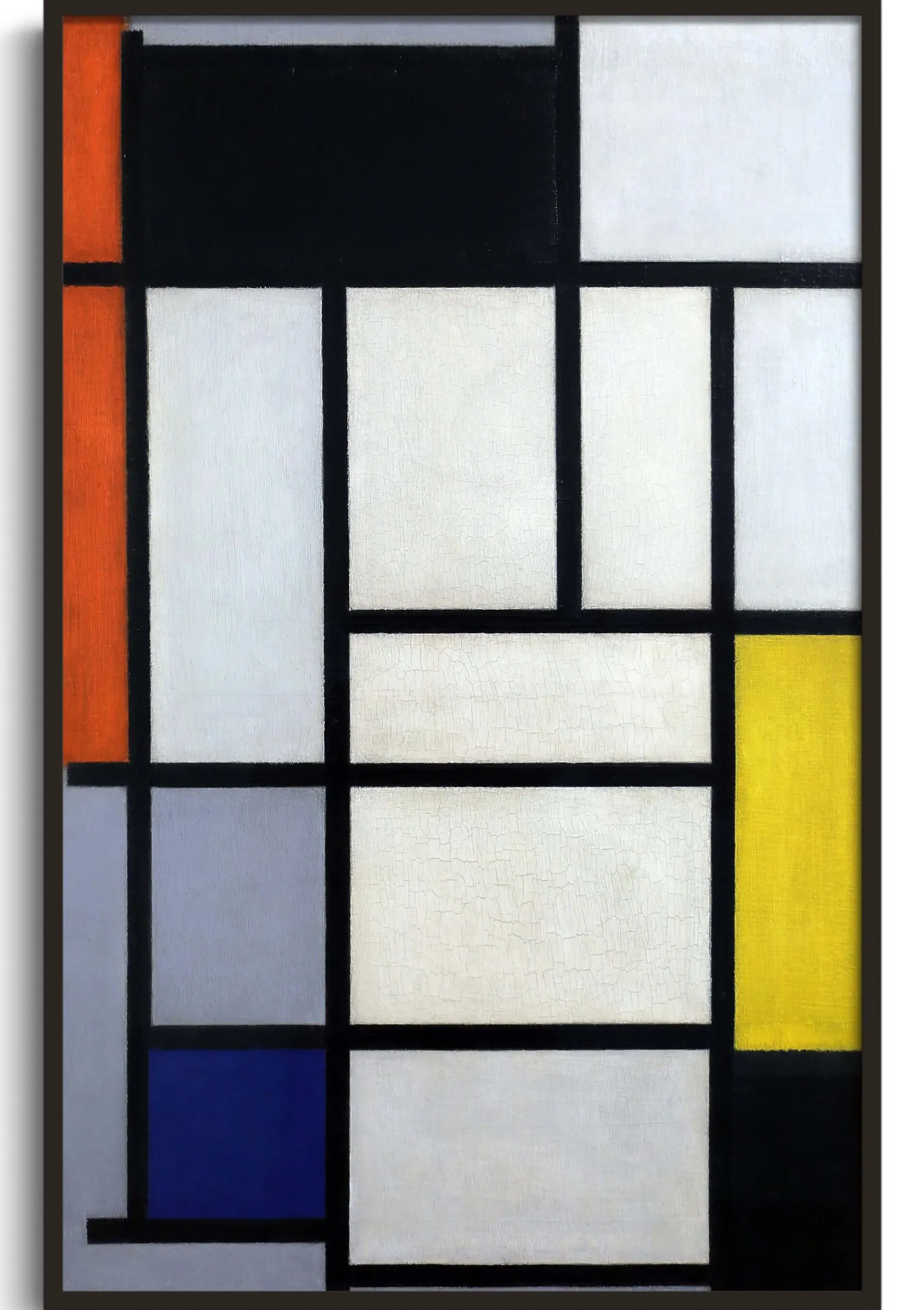Galerie Mont Mondrian<Composition de Rouge, Noir, Jaune, Bleu et Gris - Piet Mondrian