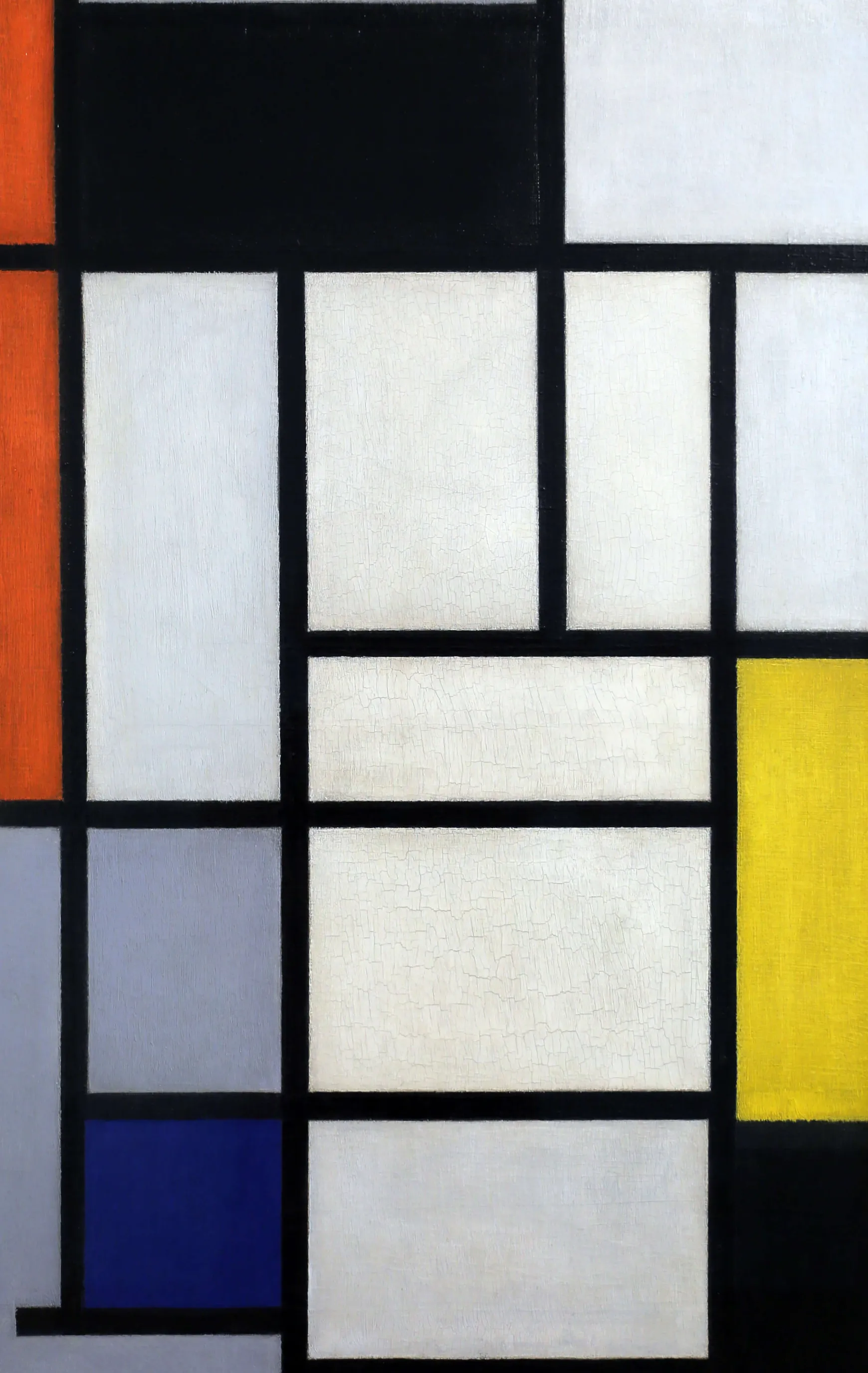 Galerie Mont Mondrian<Composition de Rouge, Noir, Jaune, Bleu et Gris - Piet Mondrian