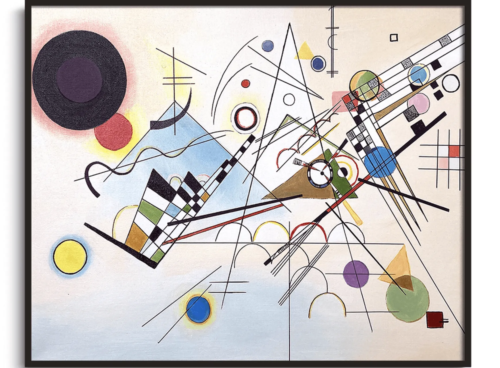 Galerie Mont Kandinsky<Composition VIII - Vassily Kandinsky