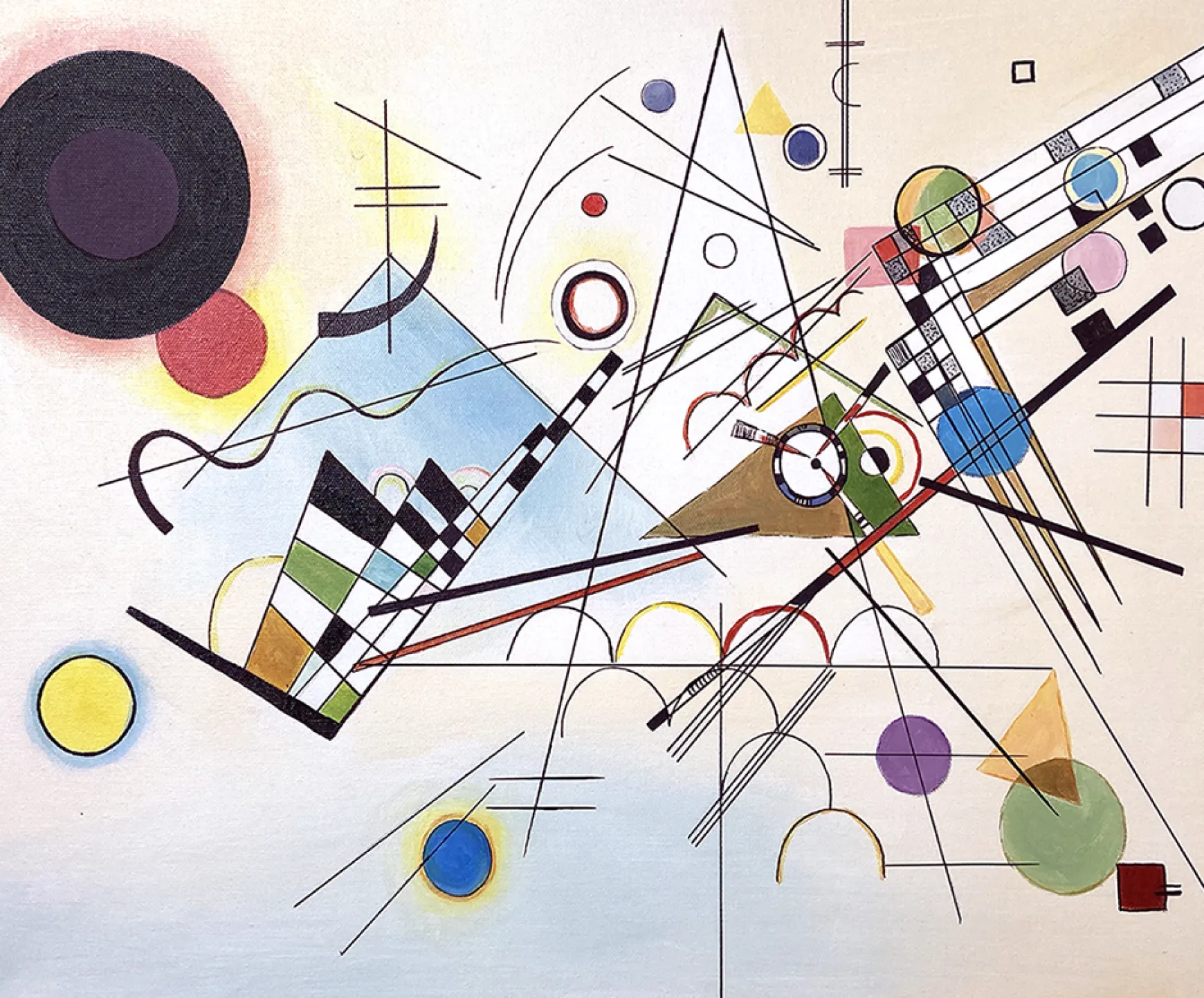 Galerie Mont Kandinsky<Composition VIII - Vassily Kandinsky