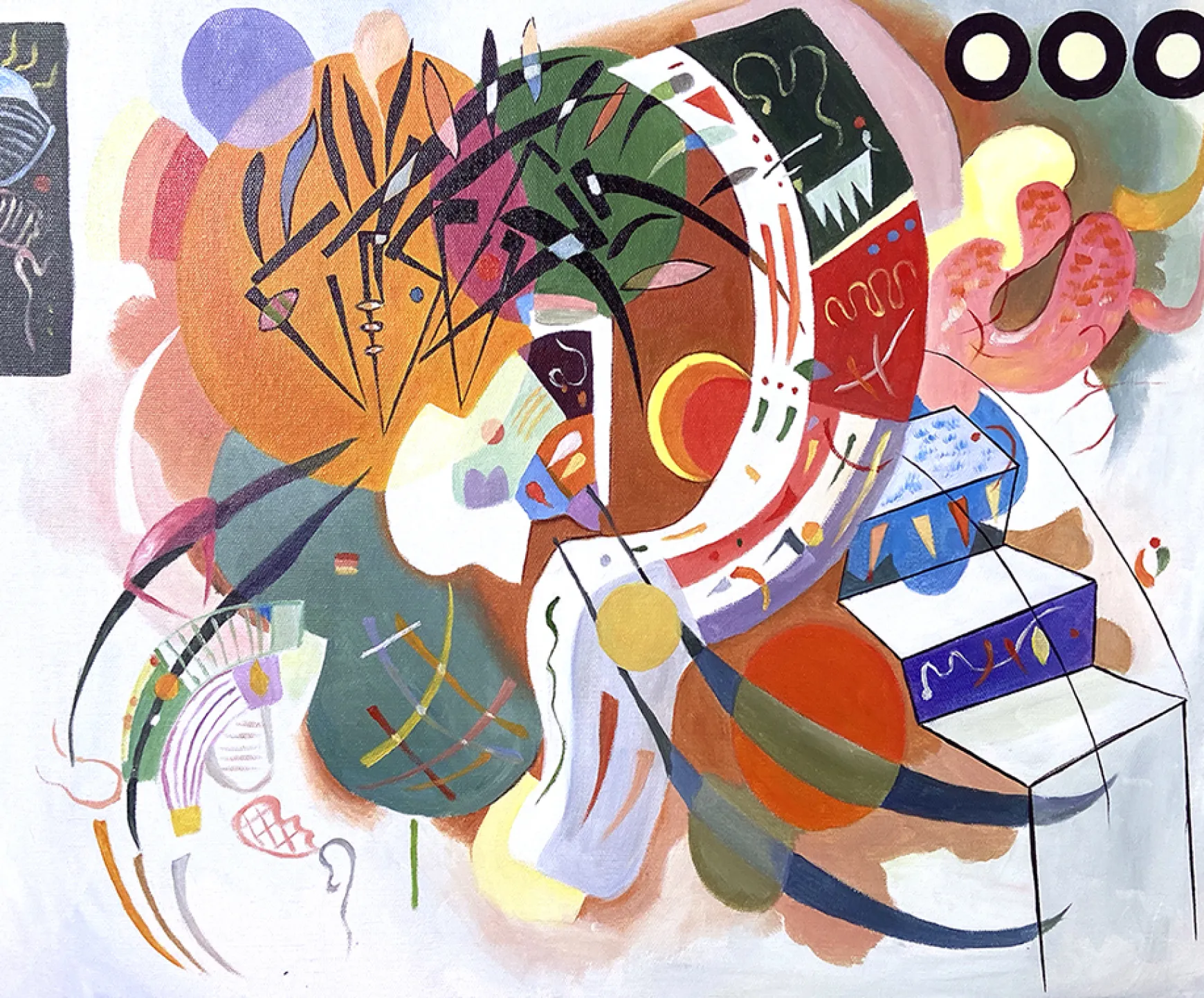 Galerie Mont Kandinsky<Courbe dominante - Vassily Kandinsky