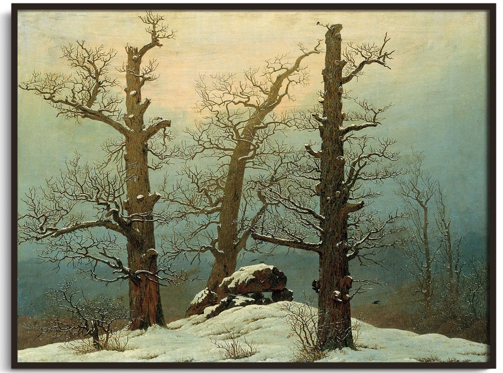 Galerie Mont Friedrich<Dolmen sous la neige - Caspar David Friedrich