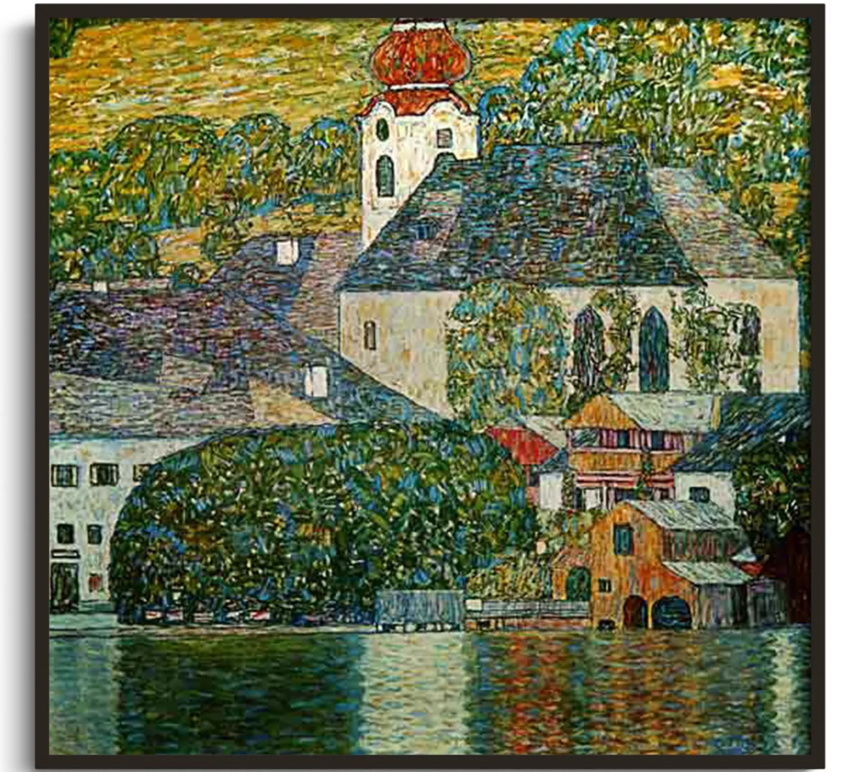 Galerie Mont Klimt<Eglise à Unterach - Gustav Klimt