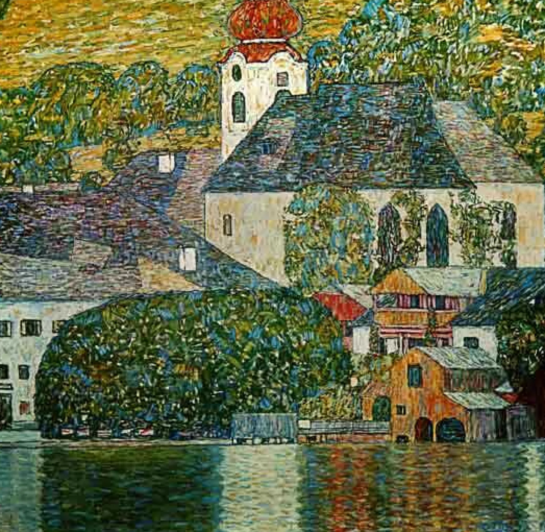 Galerie Mont Klimt<Eglise à Unterach - Gustav Klimt