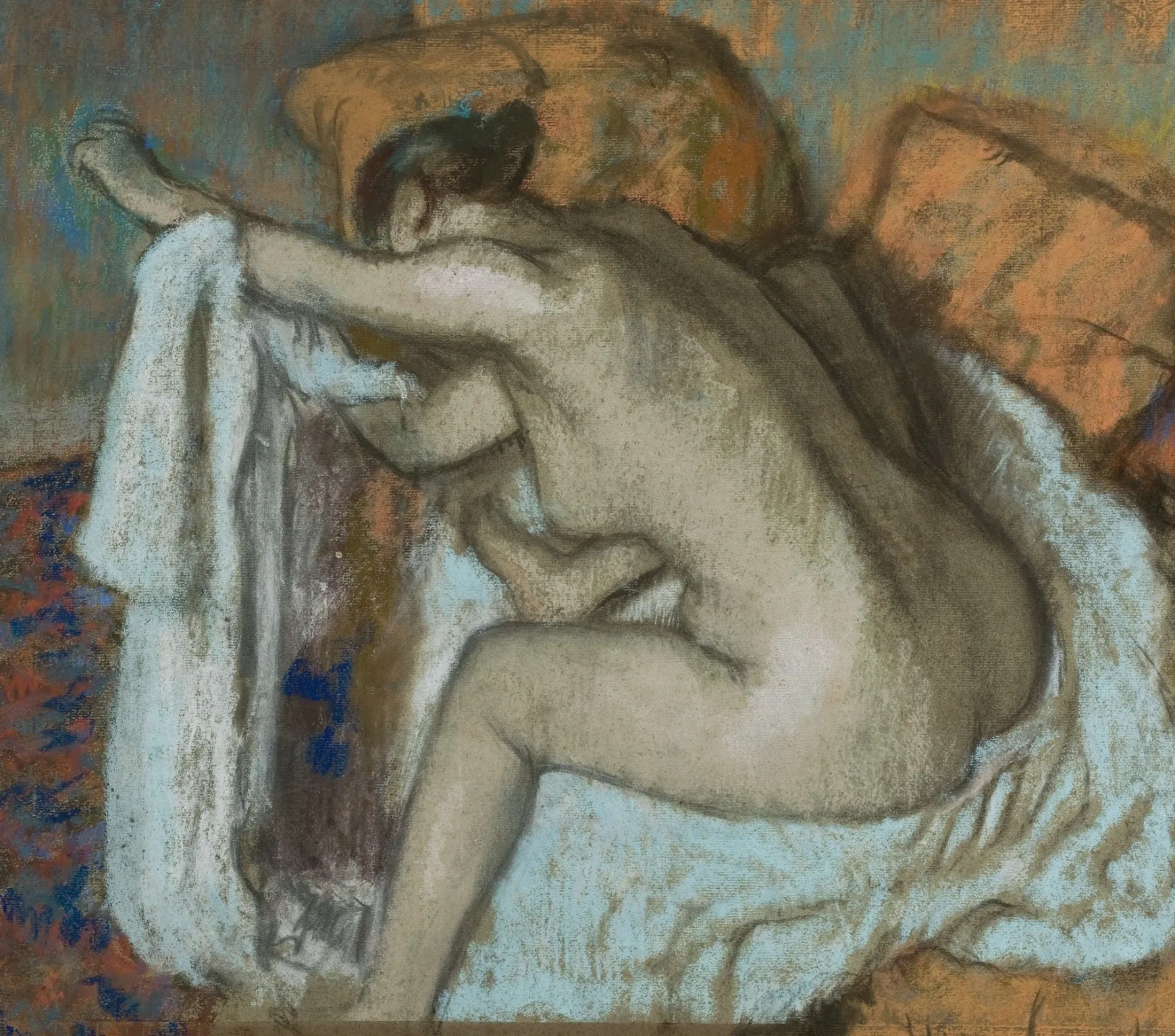 Galerie Mont Degas<Femme séchant son bras gauche (après le bain) - Edgar Degas