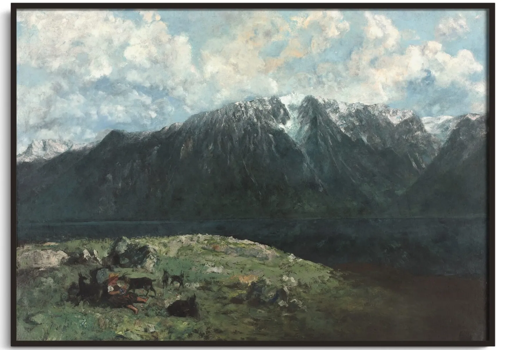 Galerie Mont Courbet<Grand Panorama des Alpes, la Dent du Midi - Gustave Courbet