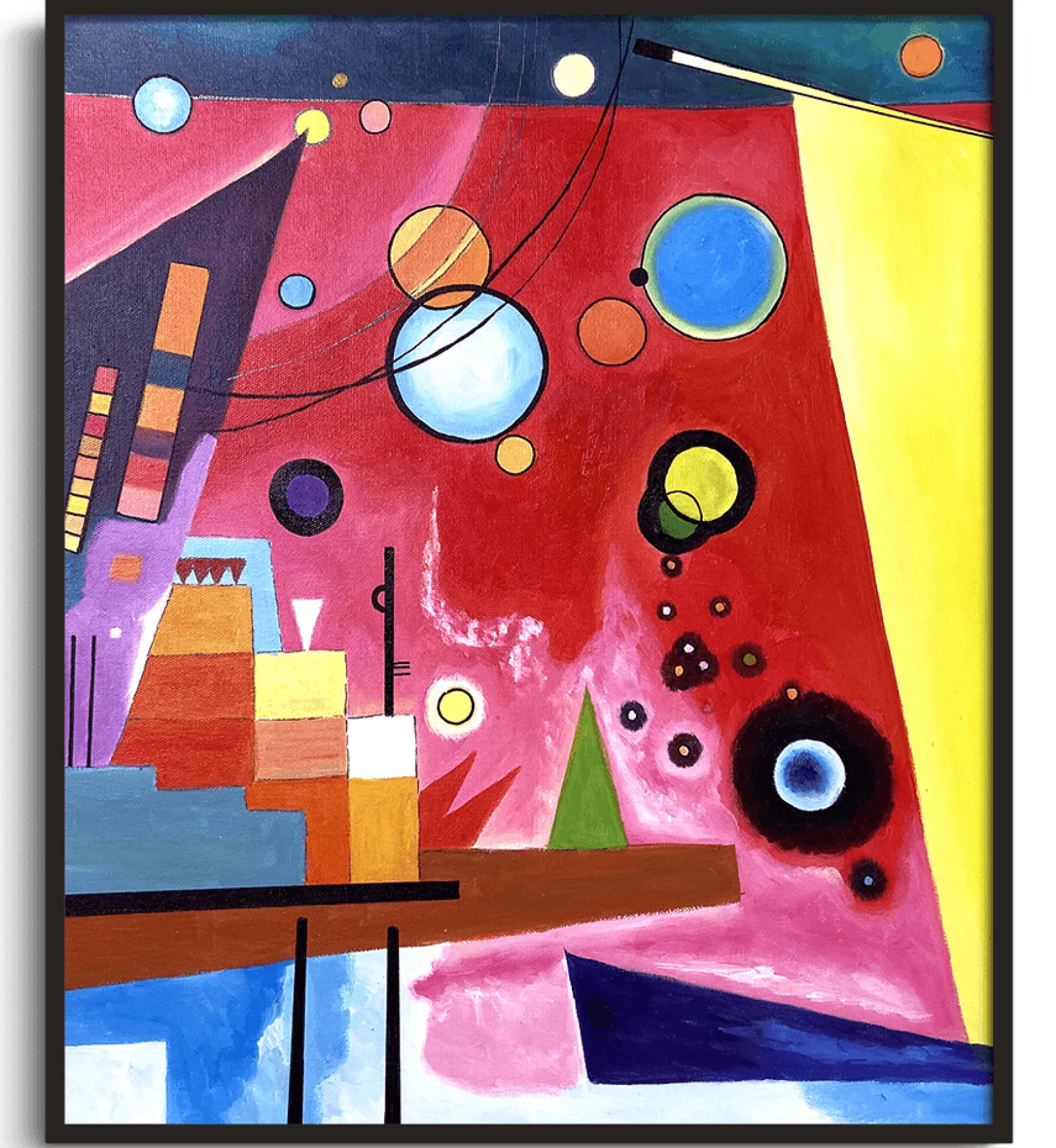 Galerie Mont Kandinsky<Heavy Red - Vassily Kandinsky