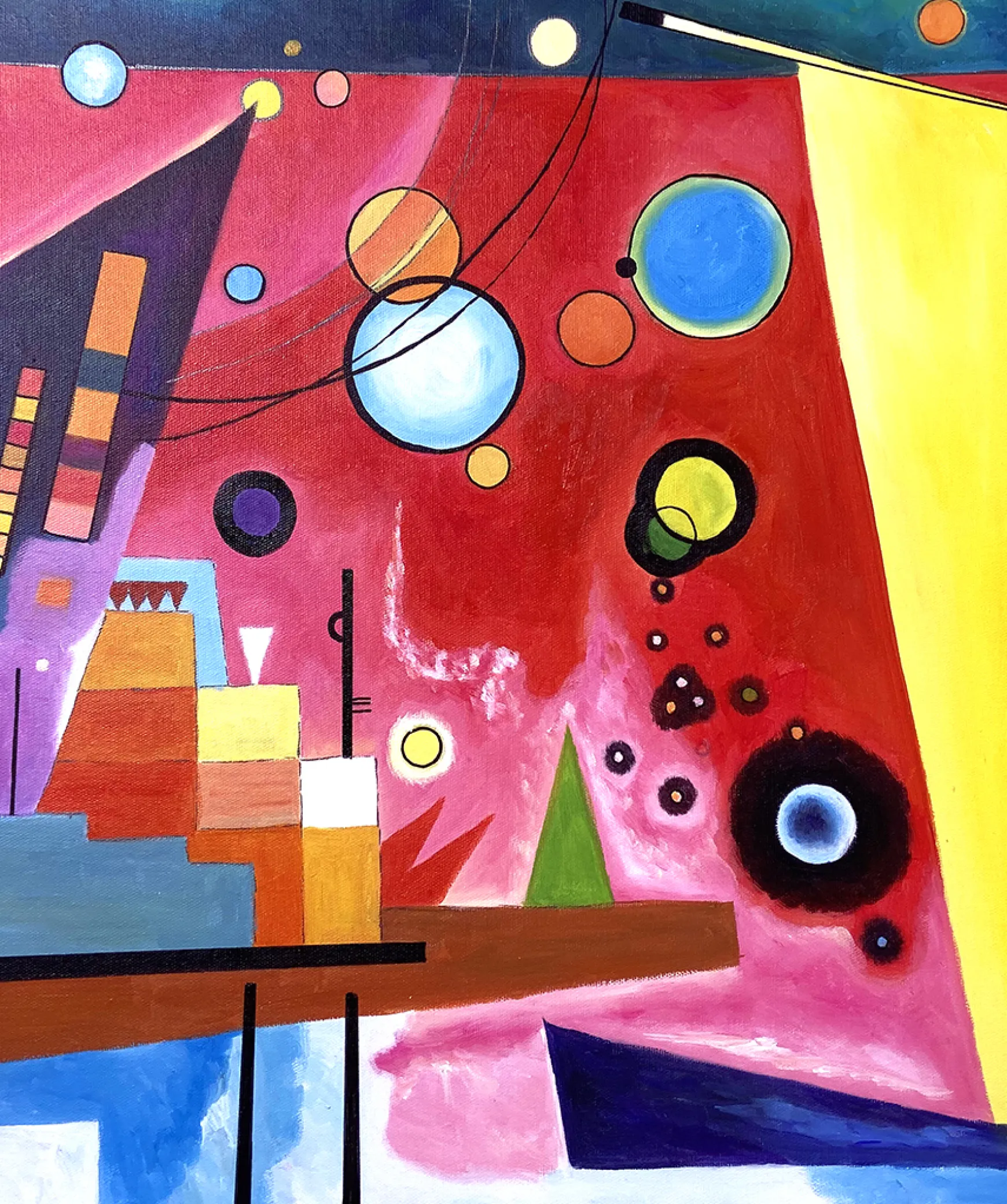 Galerie Mont Kandinsky<Heavy Red - Vassily Kandinsky