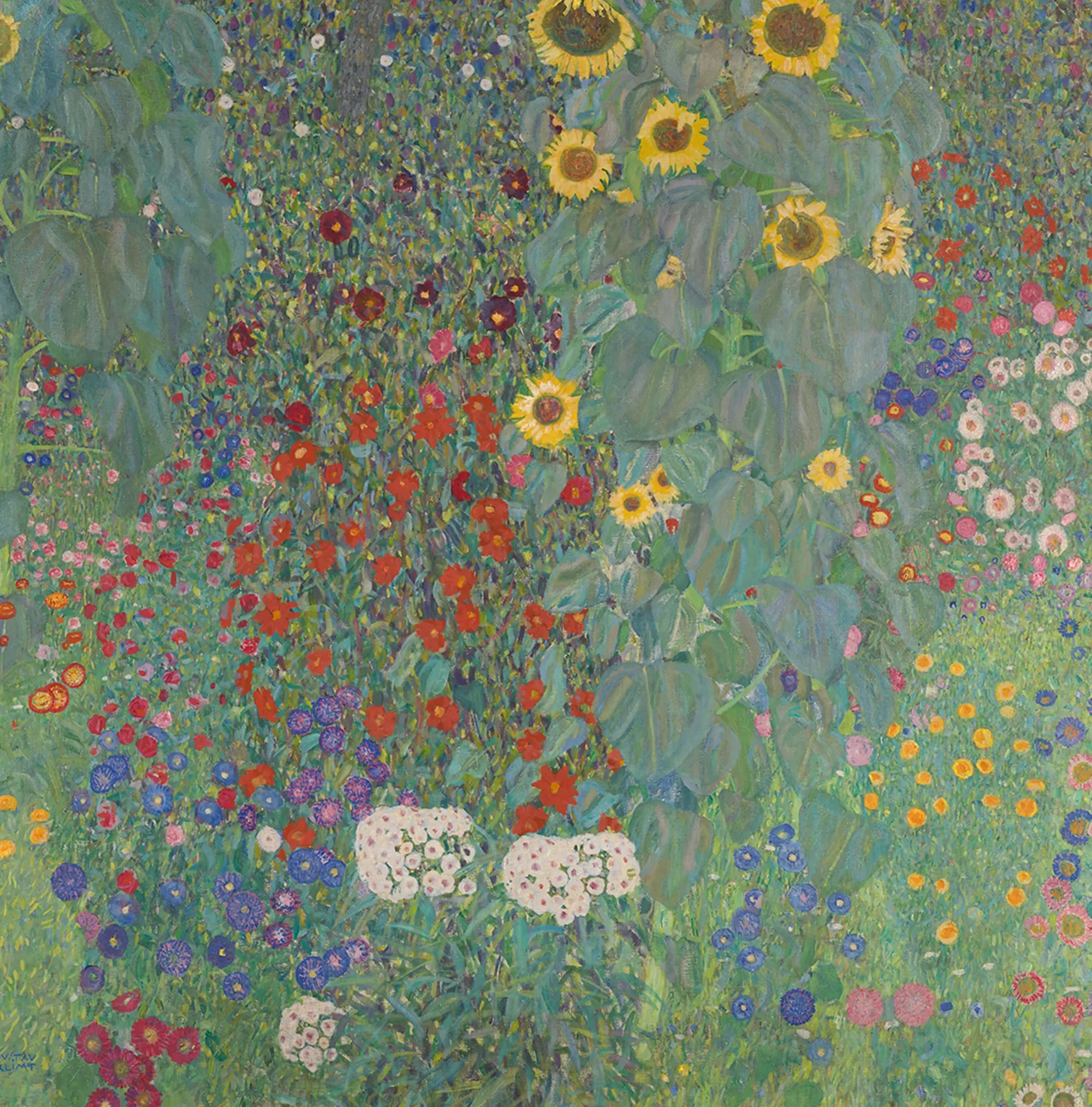 Galerie Mont Klimt<Jardin aux tournesols - Gustav Klimt