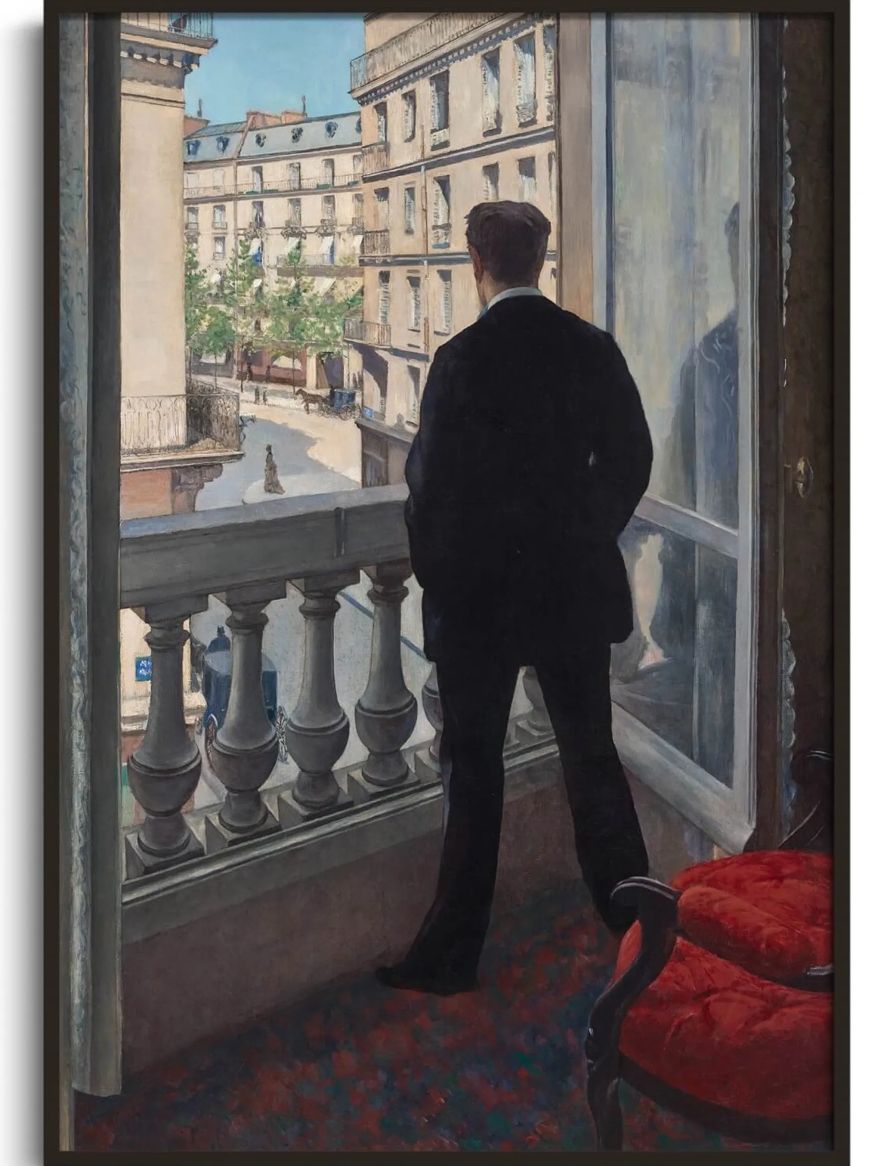 Galerie Mont Caillebotte<Jeune homme à la fenêtre - Gustave Caillebotte