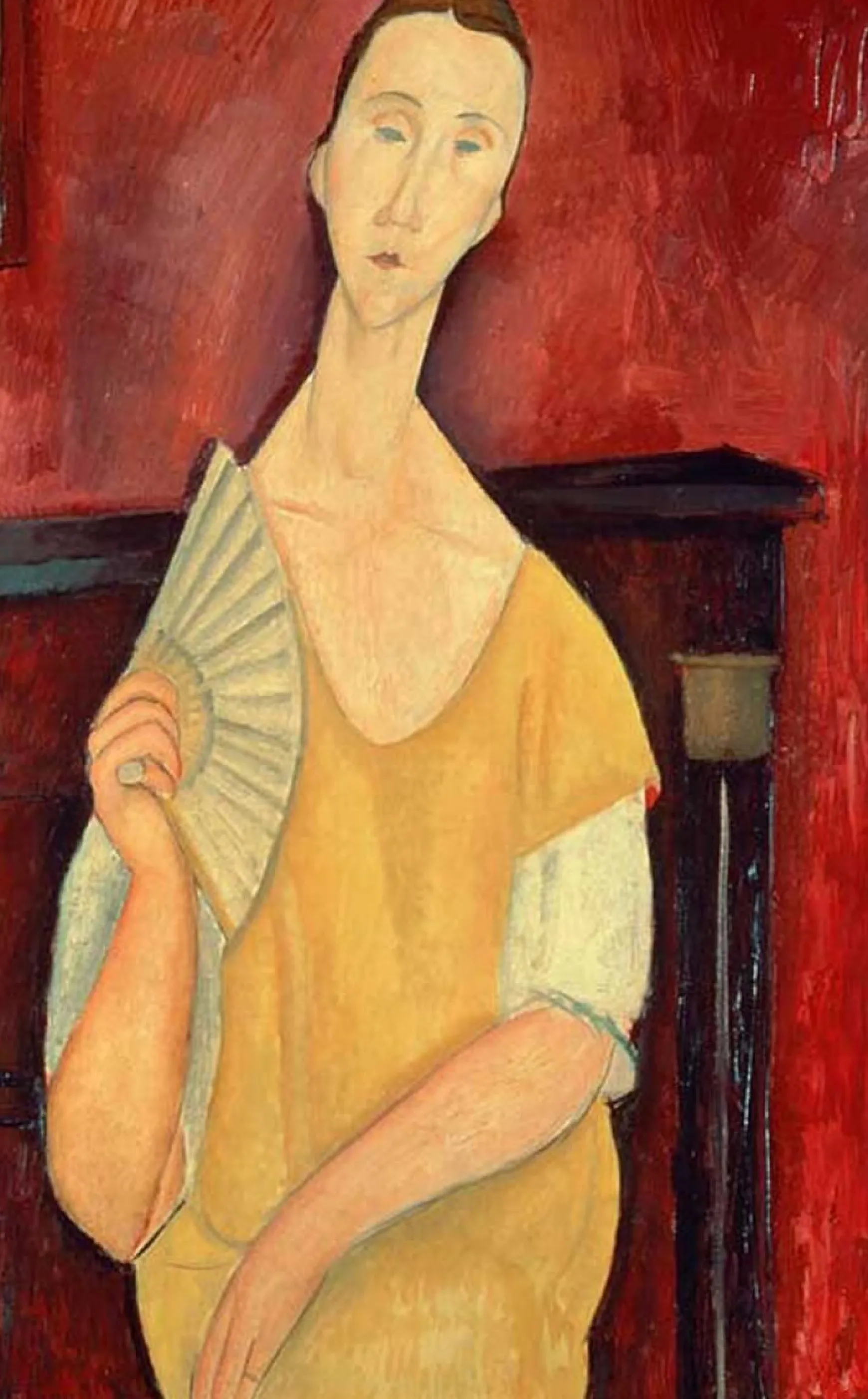 Galerie Mont Modigliani<La Femme à l'éventail - Amedeo Modigliani