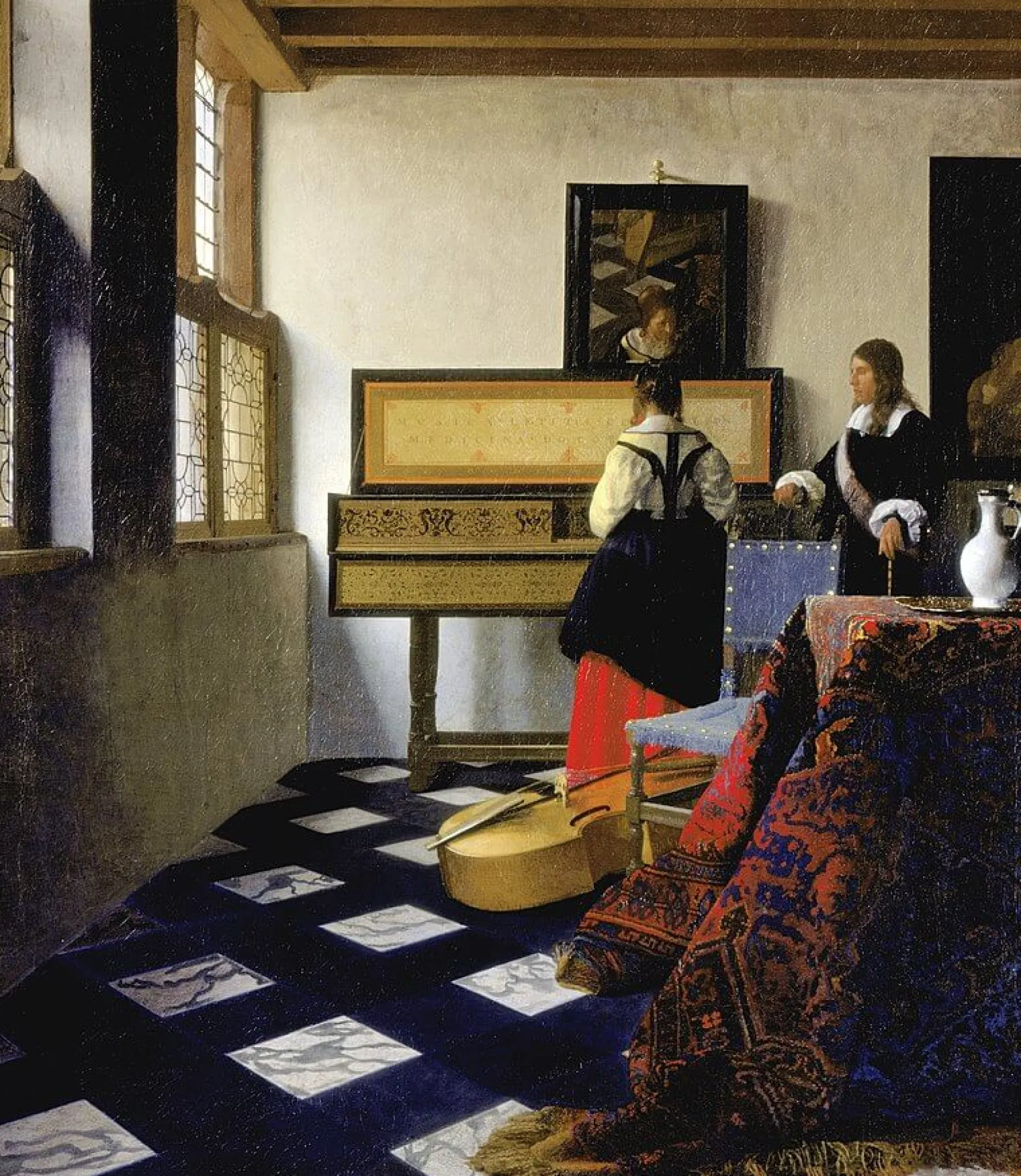 Galerie Mont Vermeer<La leçon de musique - Johannes Vermeer