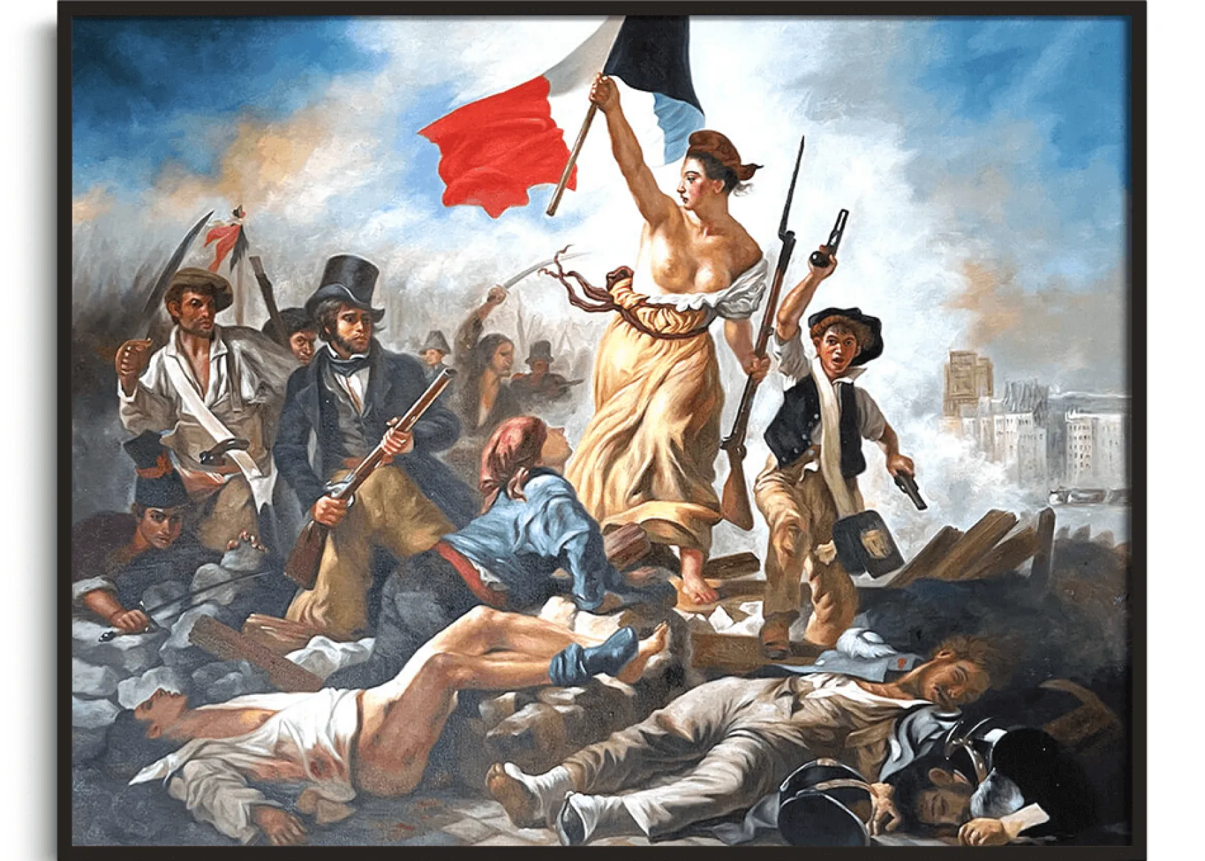 Galerie Mont Delacroix<La Liberté guidant le peuple - Eugène Delacroix