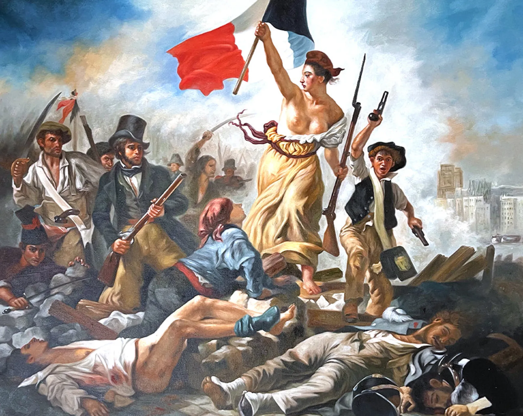 Galerie Mont Delacroix<La Liberté guidant le peuple - Eugène Delacroix