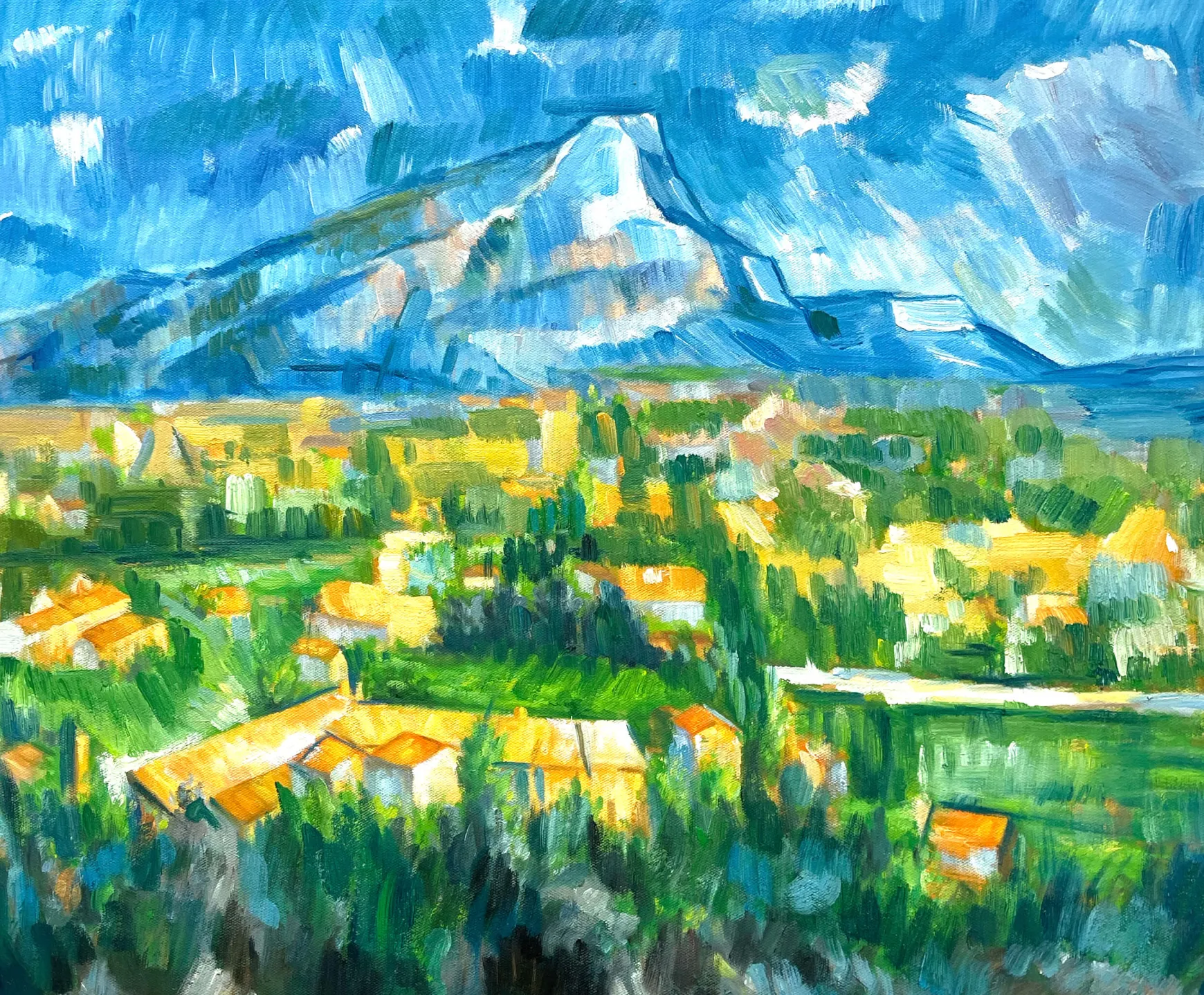 Galerie Mont Cézanne<La montagne Sainte-Victoire vue des Lauves – Paul Cézanne