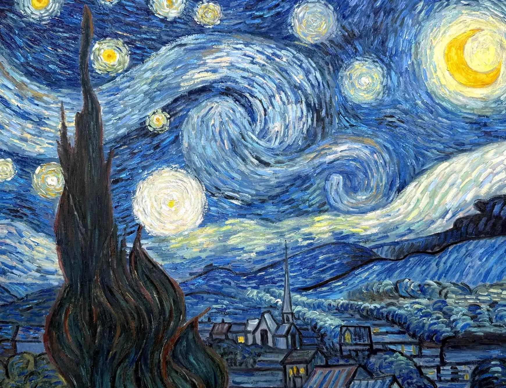 Galerie Mont Van Gogh<La Nuit étoilée - Vincent Van Gogh