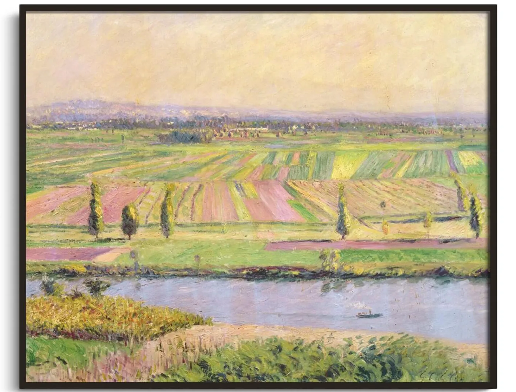 Galerie Mont Caillebotte<La Plaine de Gennevilliers vue des coteaux d'Argenteuil - Gustave Caillebotte