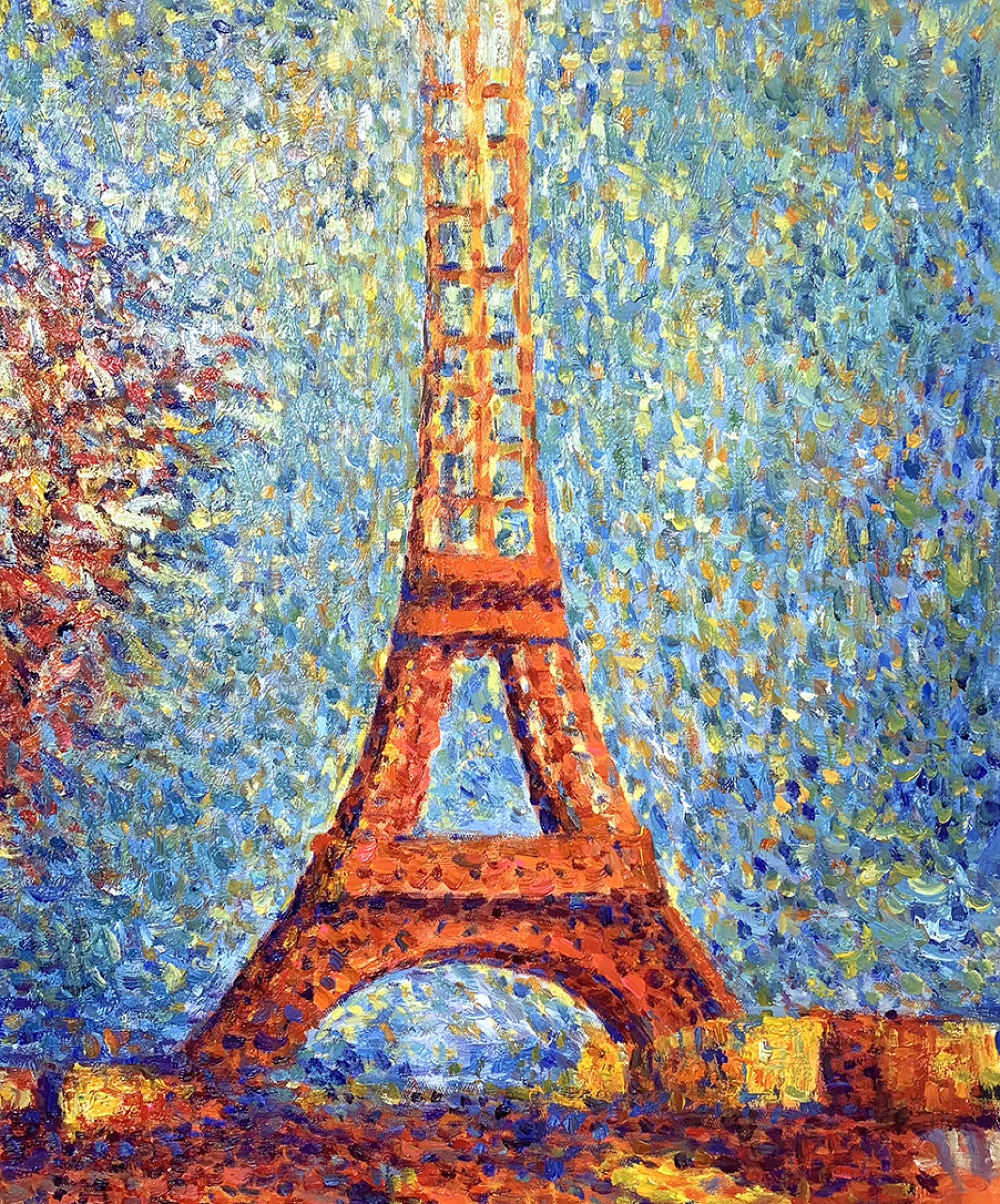 Galerie Mont Seurat<La Tour Eiffel - Georges Seurat