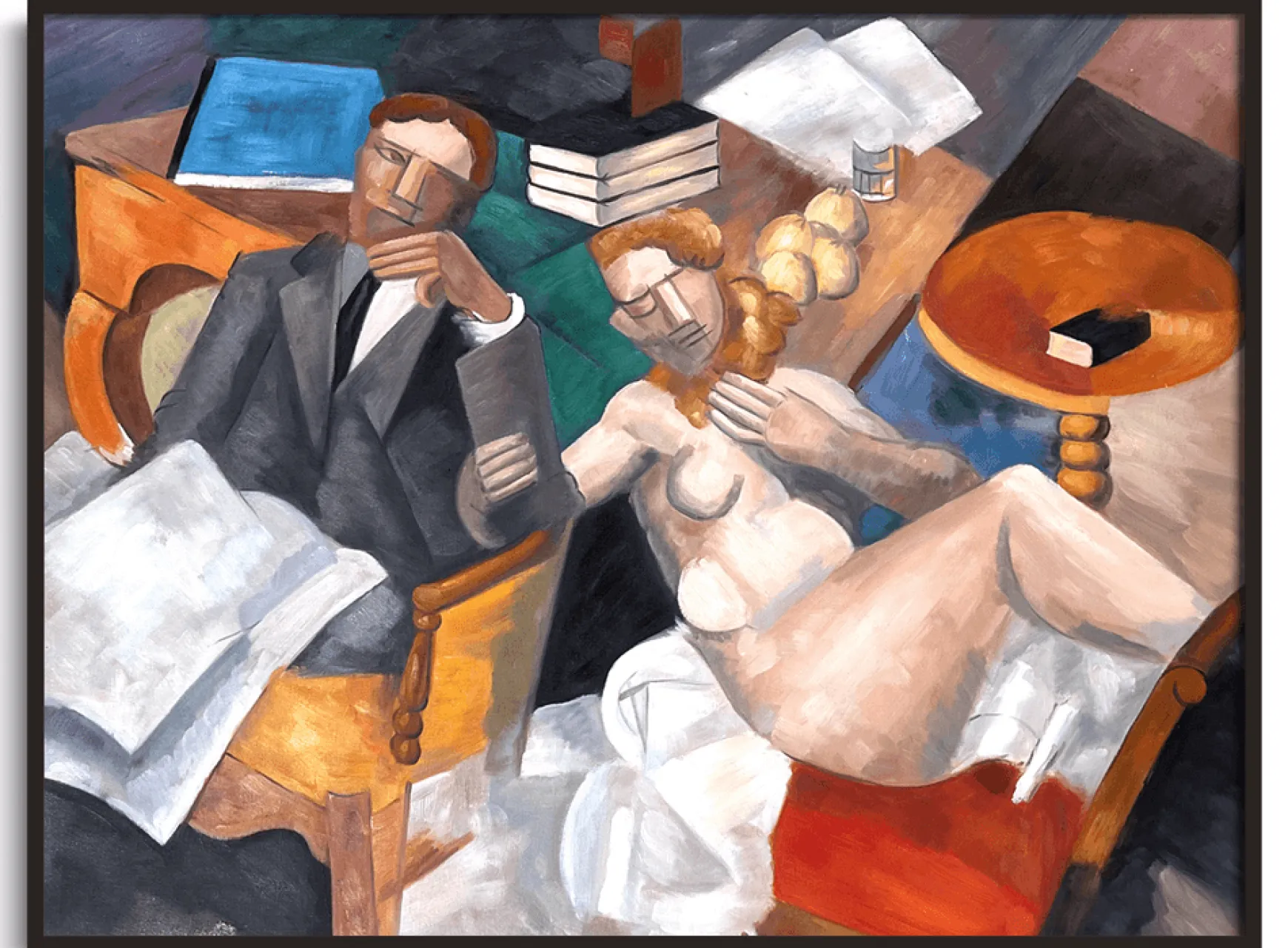 Galerie Mont De La Fresnaye<La vie conjugale - Roger de La Fresnaye