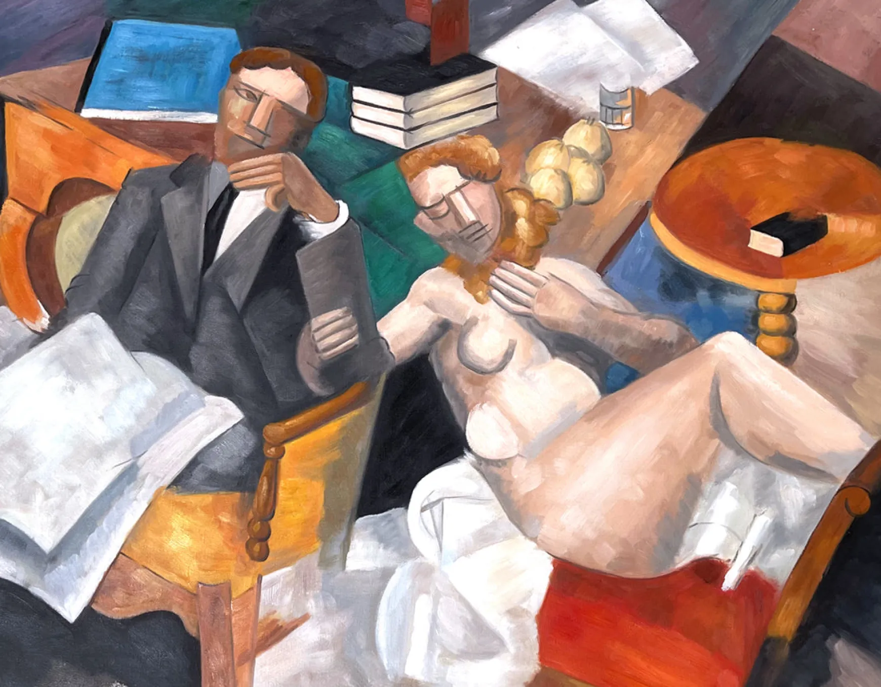 Galerie Mont De La Fresnaye<La vie conjugale - Roger de La Fresnaye