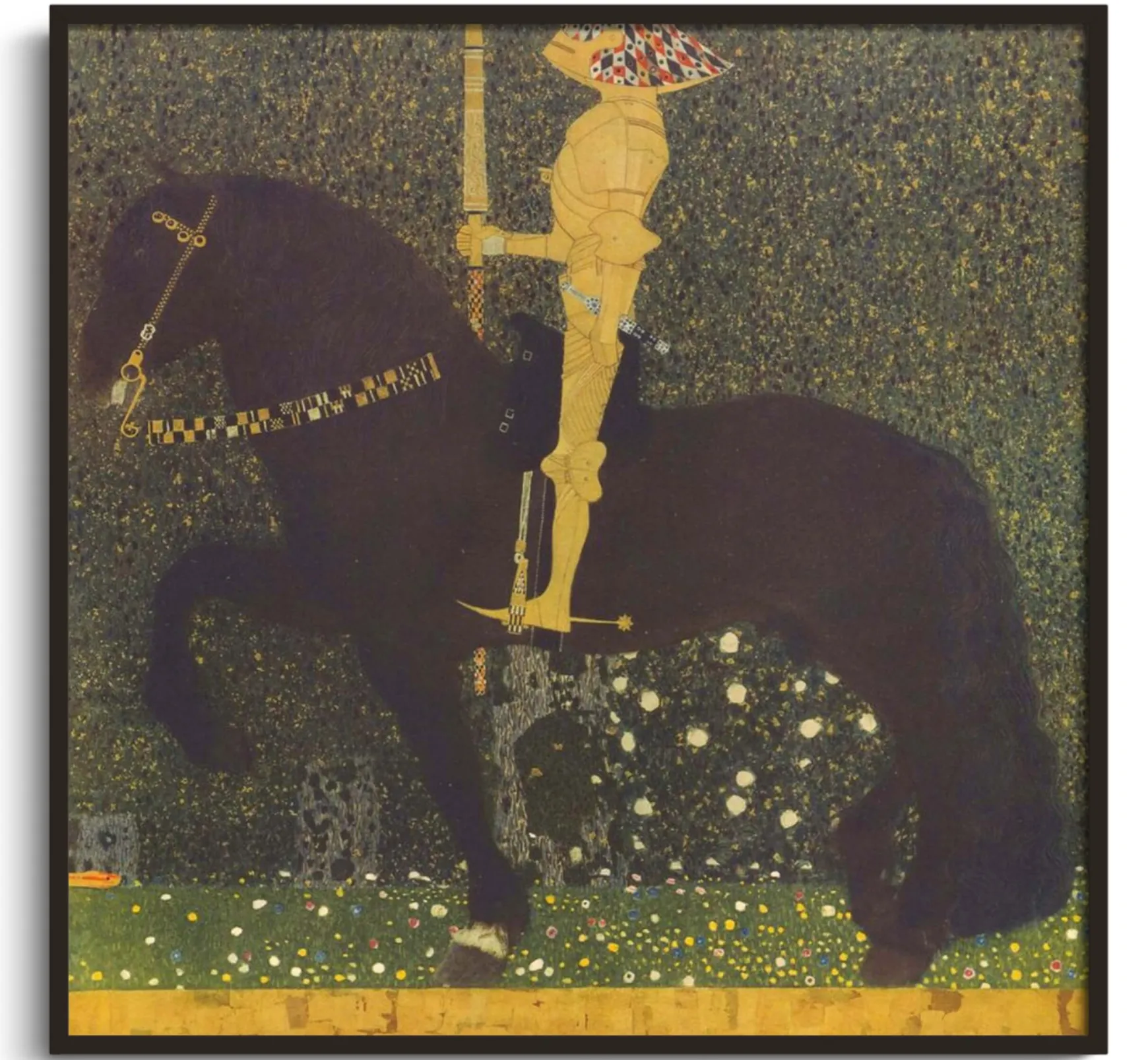 Galerie Mont Klimt<La vie est un combat (Le chevalier d'or) - Gustav Klimt
