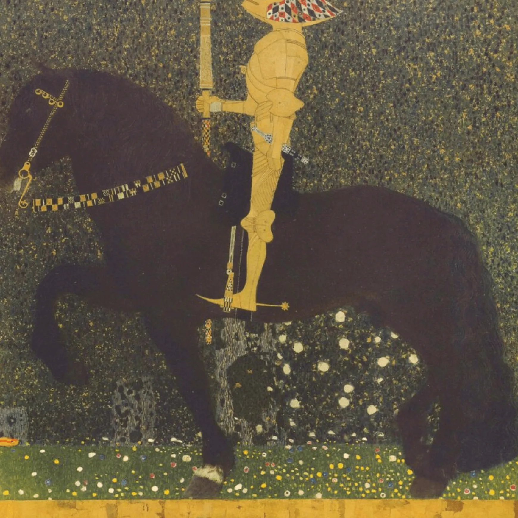 Galerie Mont Klimt<La vie est un combat (Le chevalier d'or) - Gustav Klimt