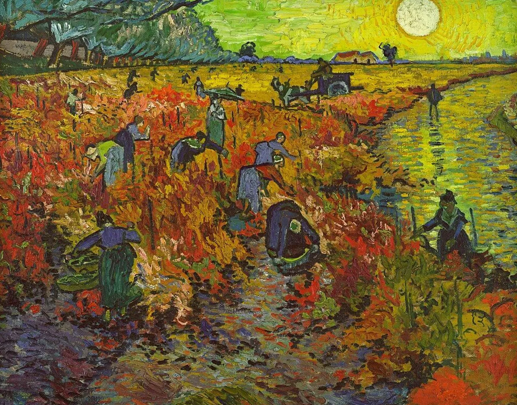 Galerie Mont Van Gogh<La Vigne rouge - Vincent Van Gogh