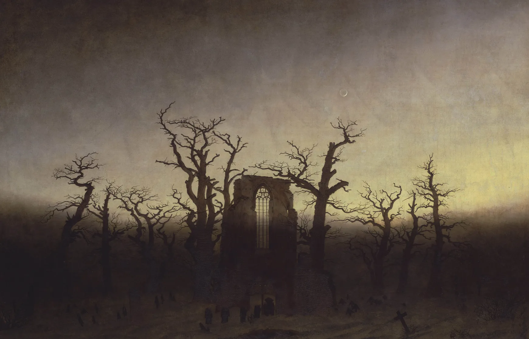 Galerie Mont Friedrich<L'abbaye de Oakwood - Caspar David Friedrich