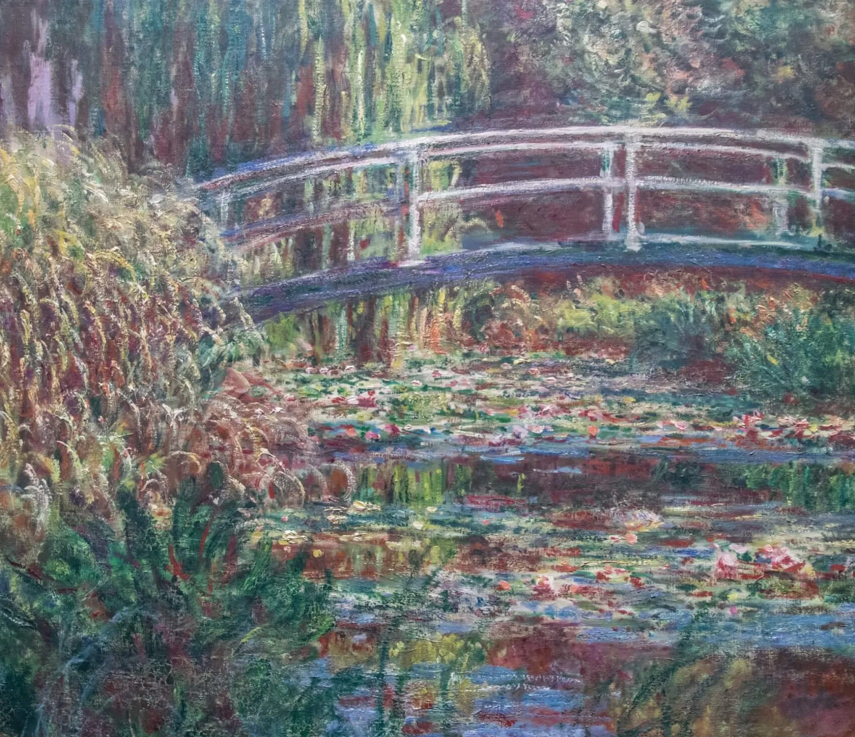 Galerie Mont Monet<Le Bassin aux nymphéas, harmonie rose - Claude Monet