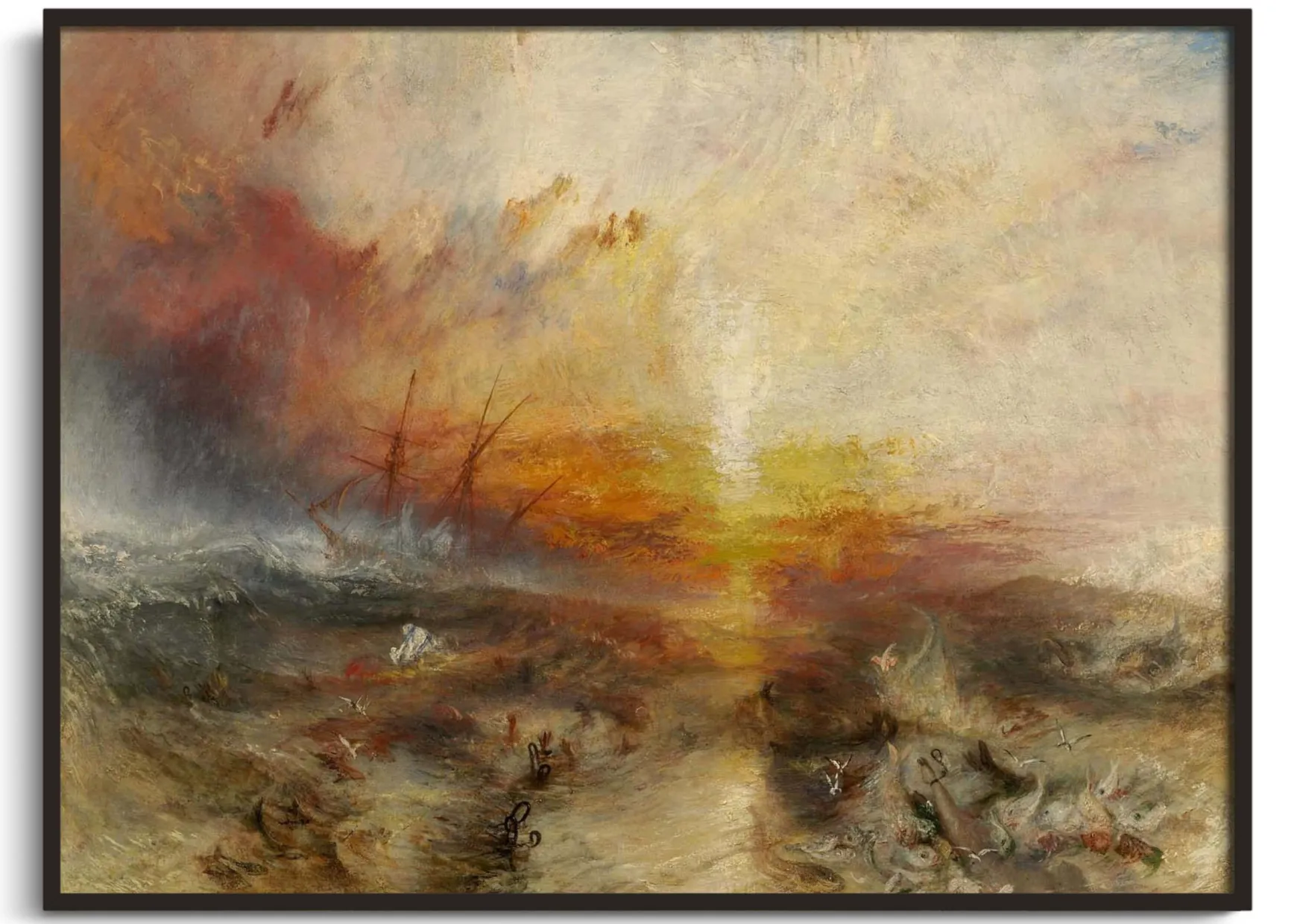 Galerie Mont Turner<Le bateau des esclaves - William Turner