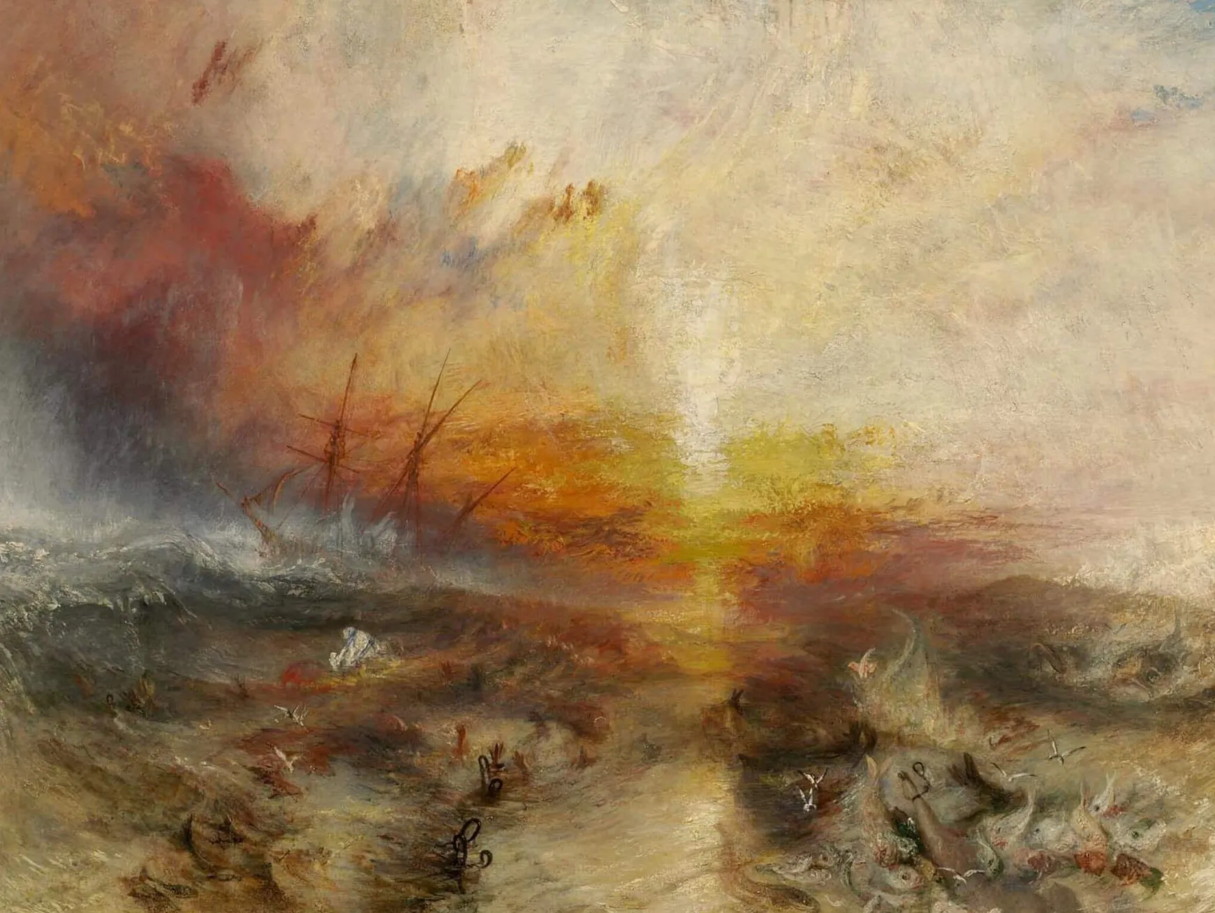 Galerie Mont Turner<Le bateau des esclaves - William Turner