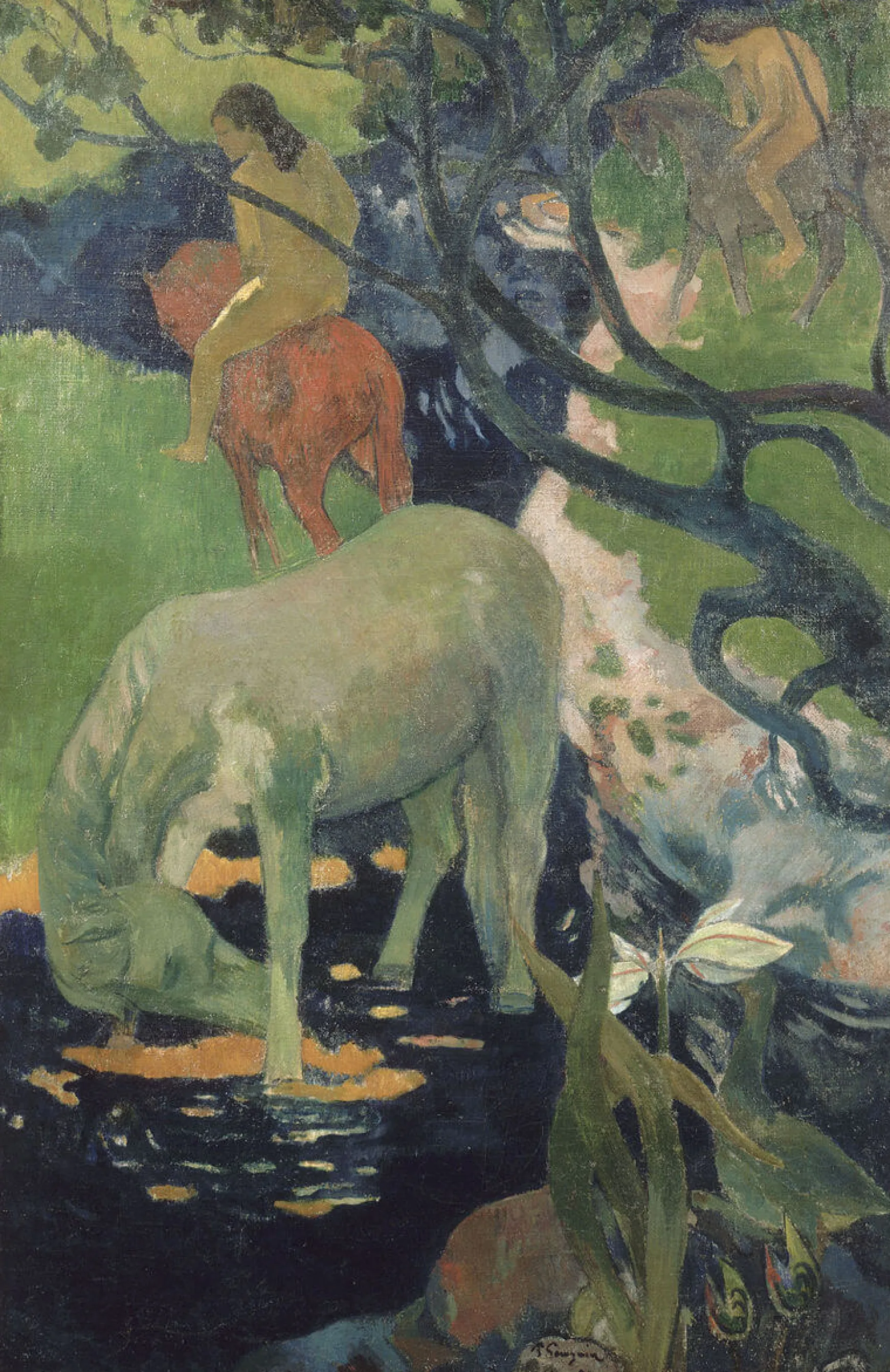 Galerie Mont Gauguin<Le cheval blanc - Paul Gauguin