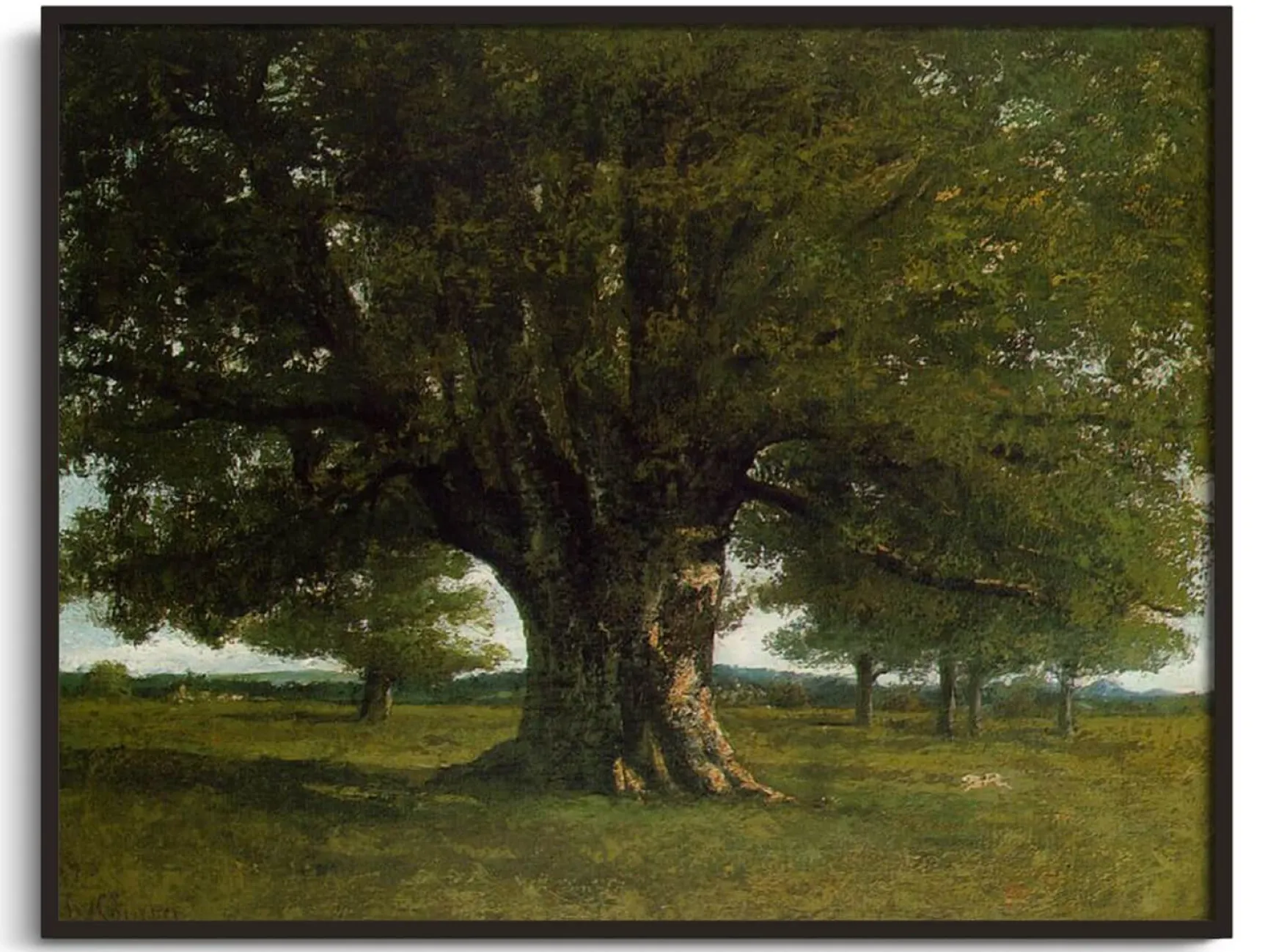 Galerie Mont Courbet<Le Chêne de Flagey - Gustave Courbet