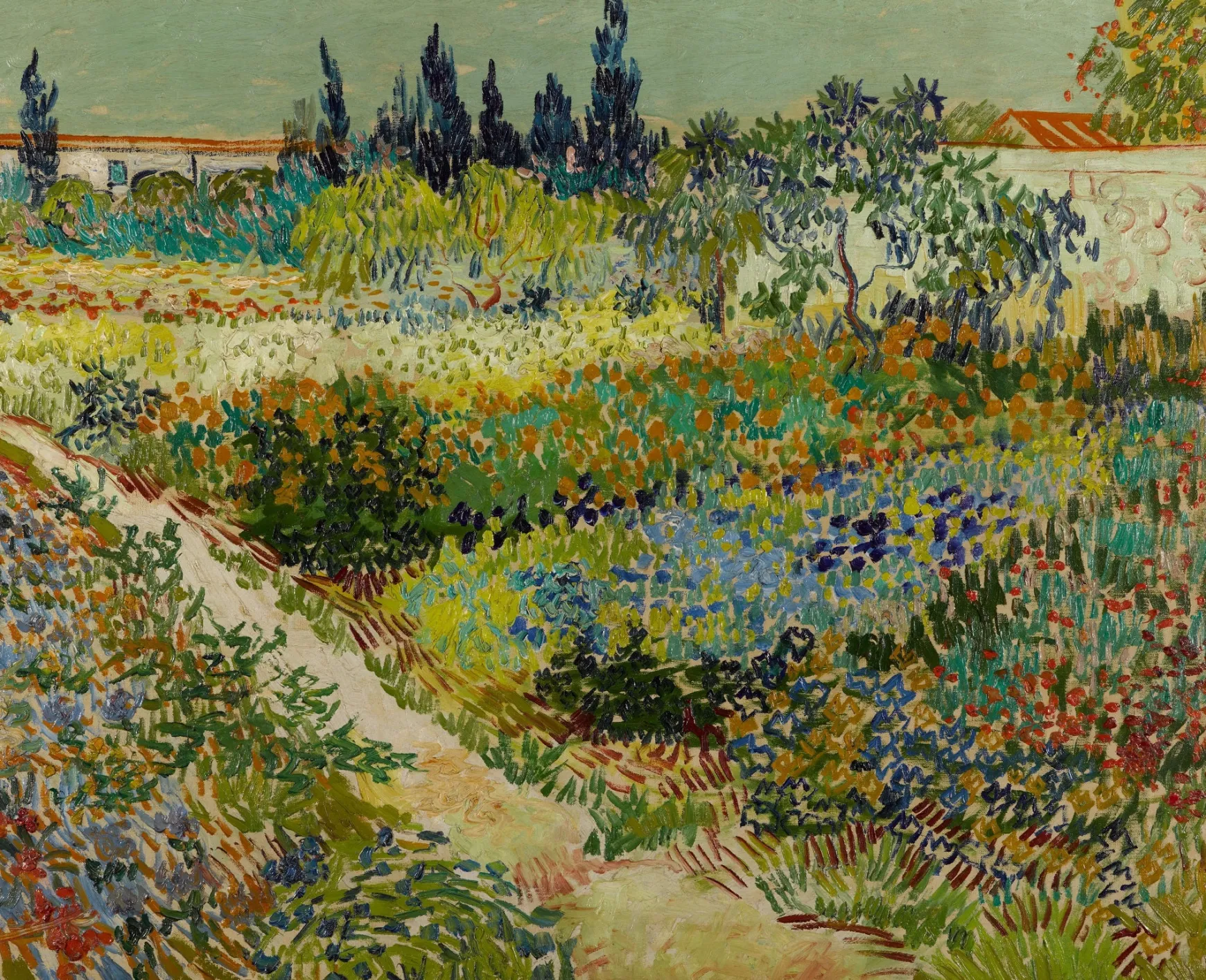 Galerie Mont Van Gogh<Le jardin d'Arles - Vincent Van Gogh