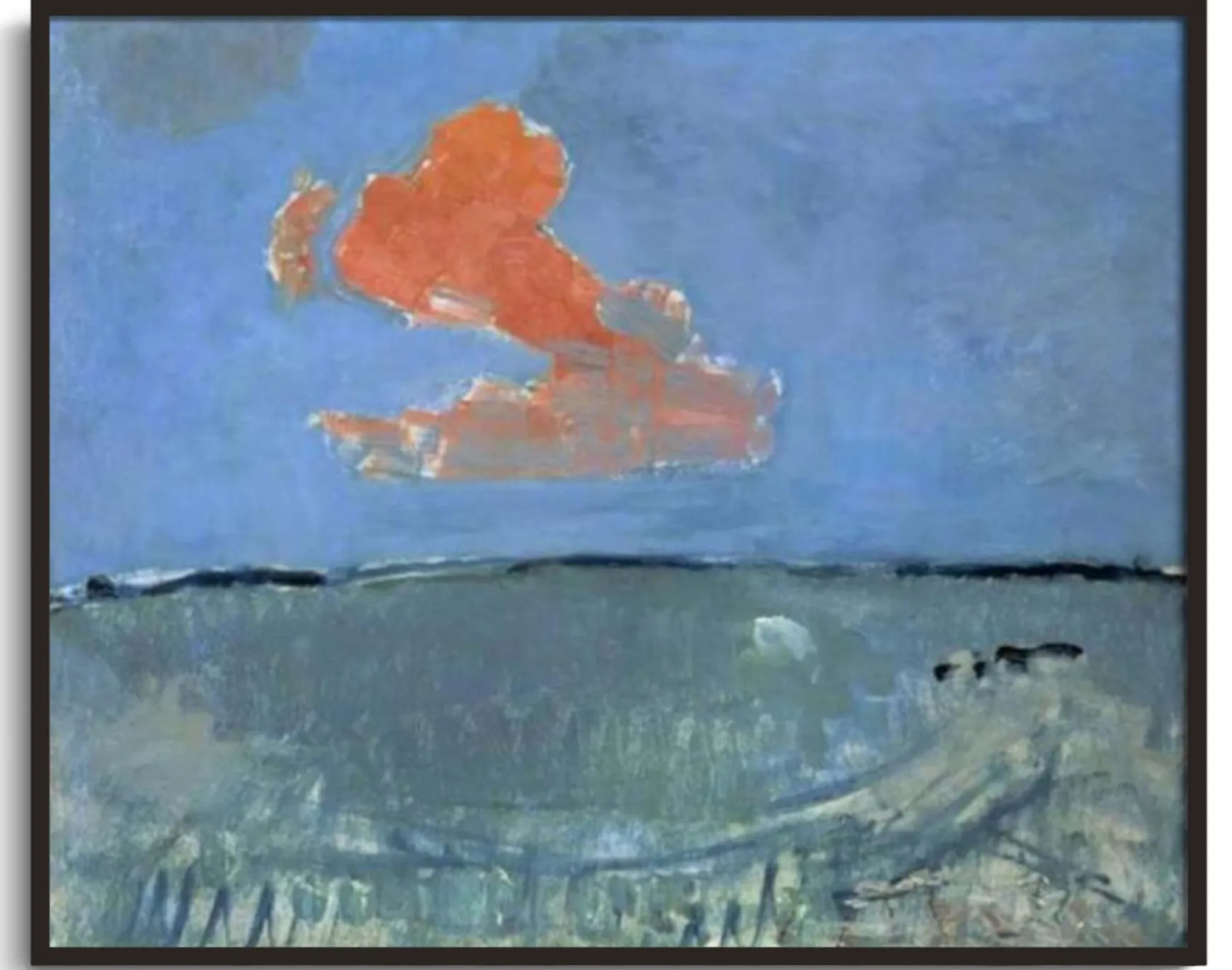 Galerie Mont Mondrian<Le nuage rouge - Piet Mondrian