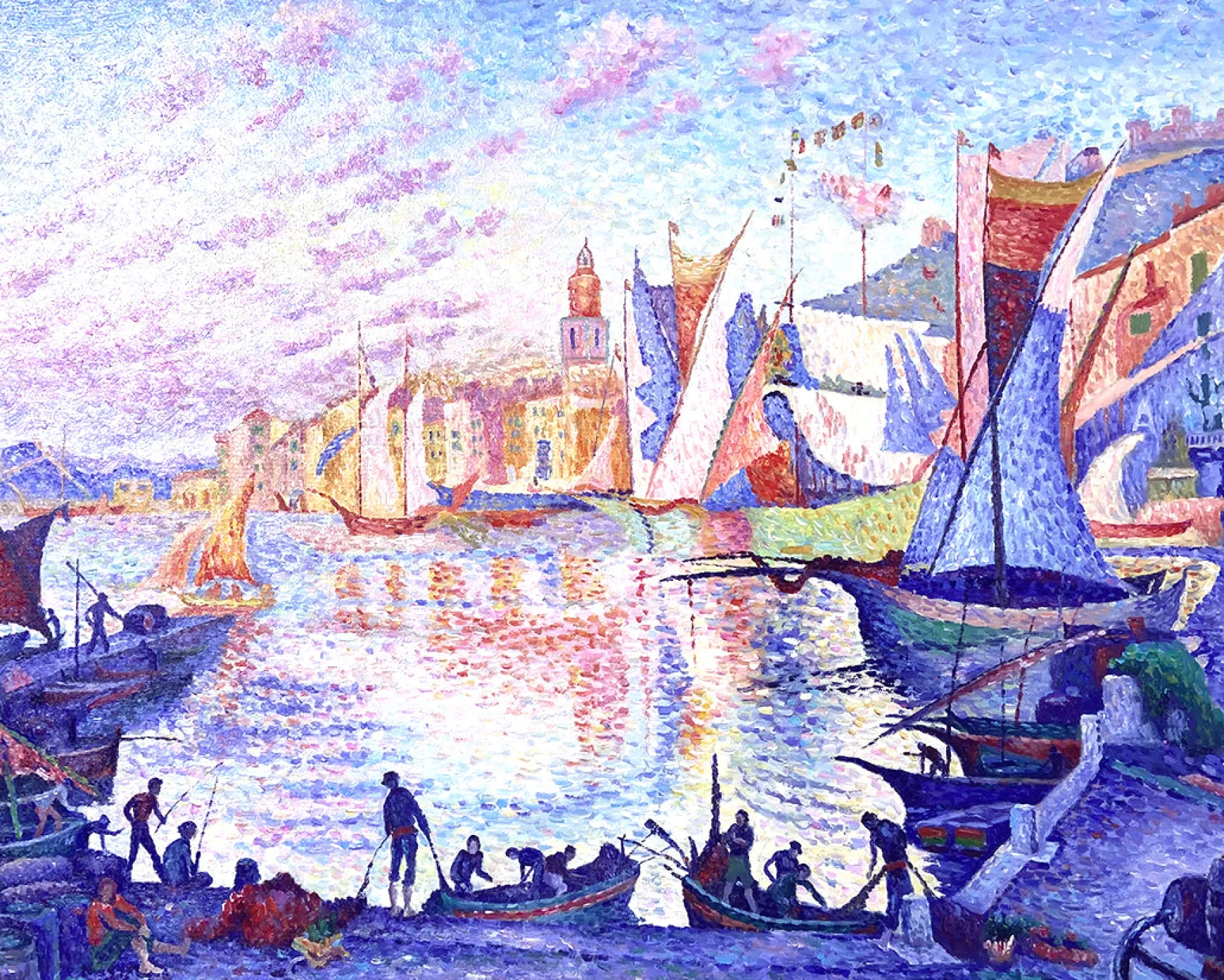 Galerie Mont Signac<Le Port de Saint-Tropez - Paul Signac