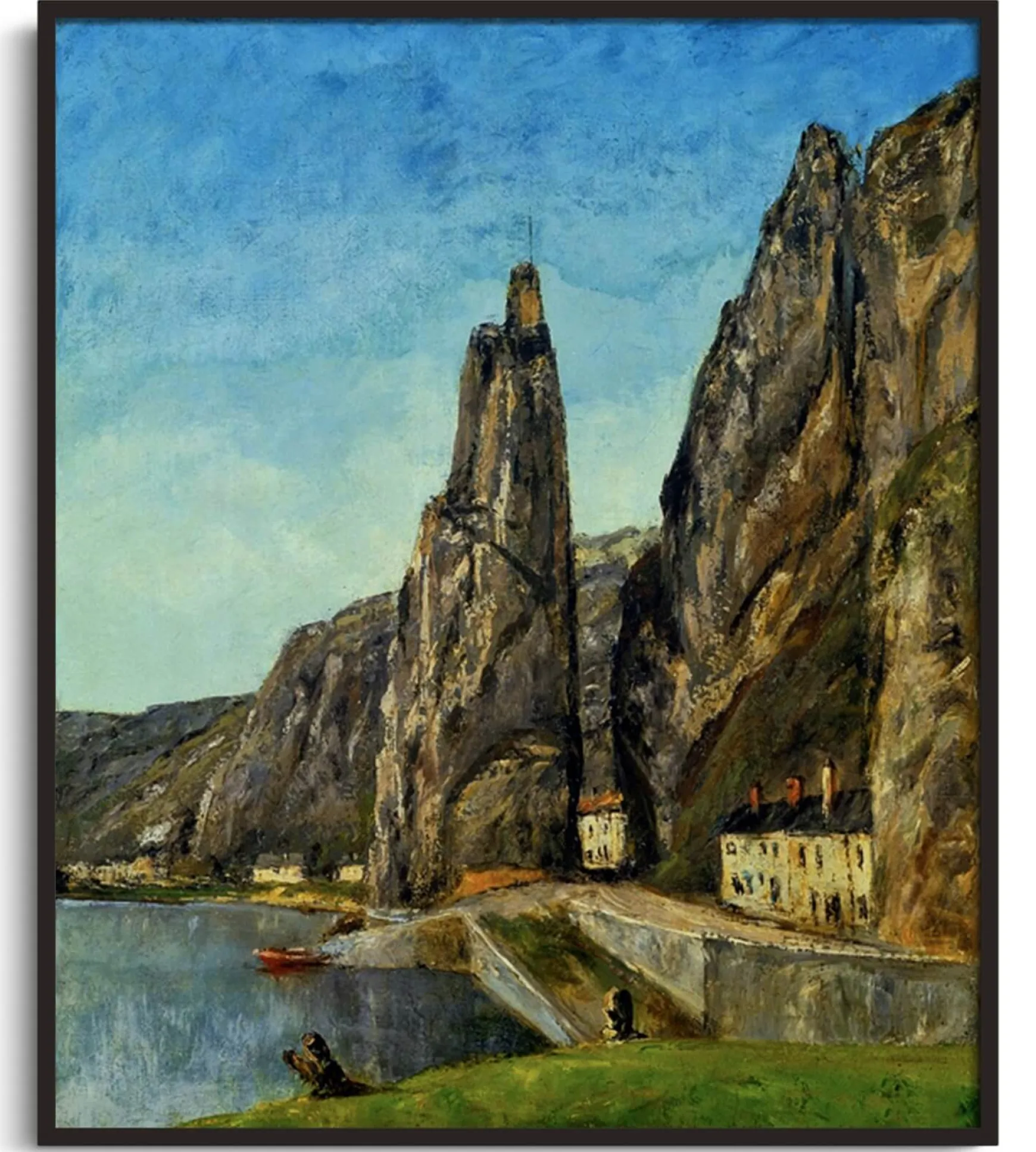 Galerie Mont Courbet<Le Rocher à Bayard, à Dinant - Gustave Courbet