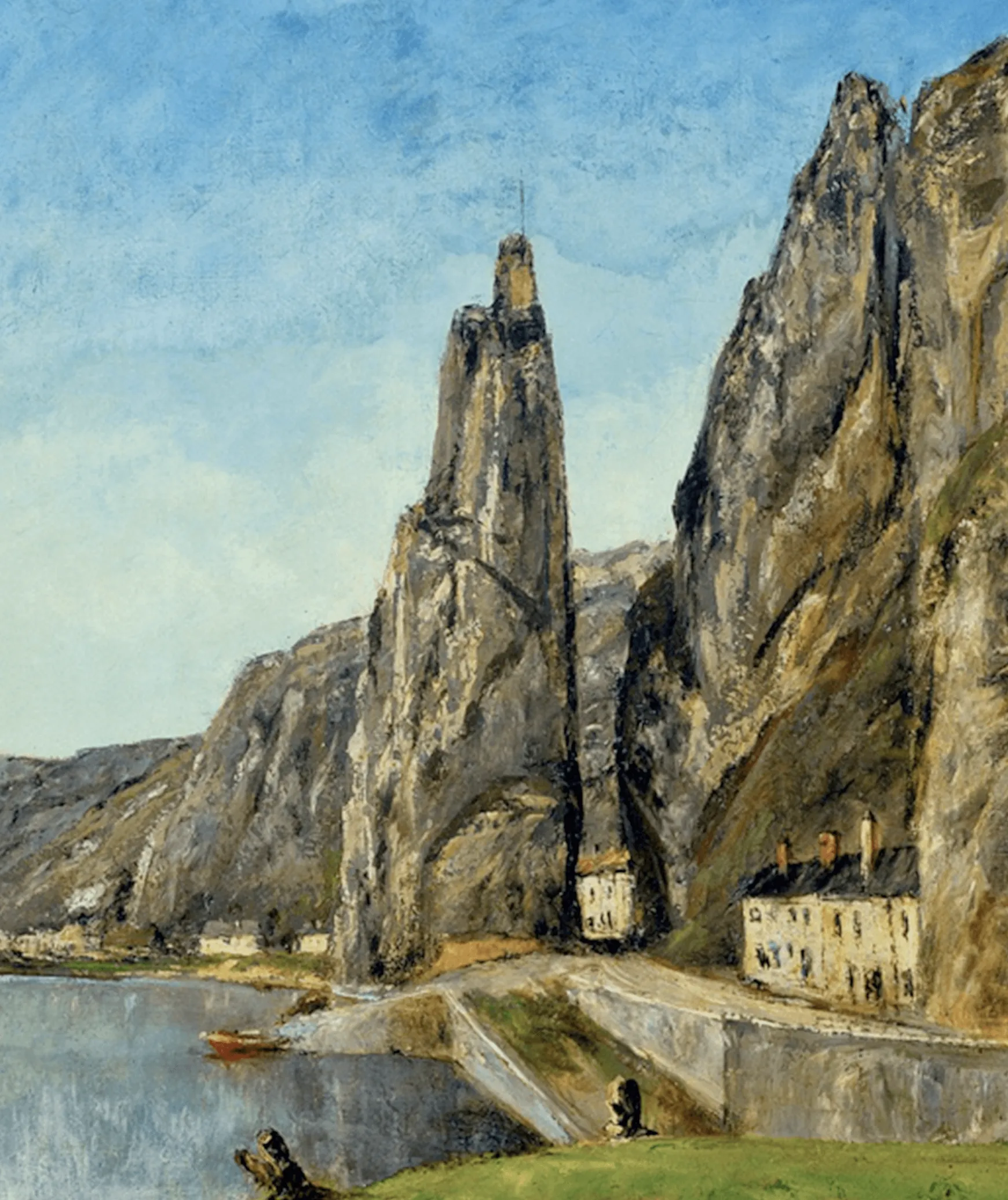 Galerie Mont Courbet<Le Rocher à Bayard, à Dinant - Gustave Courbet