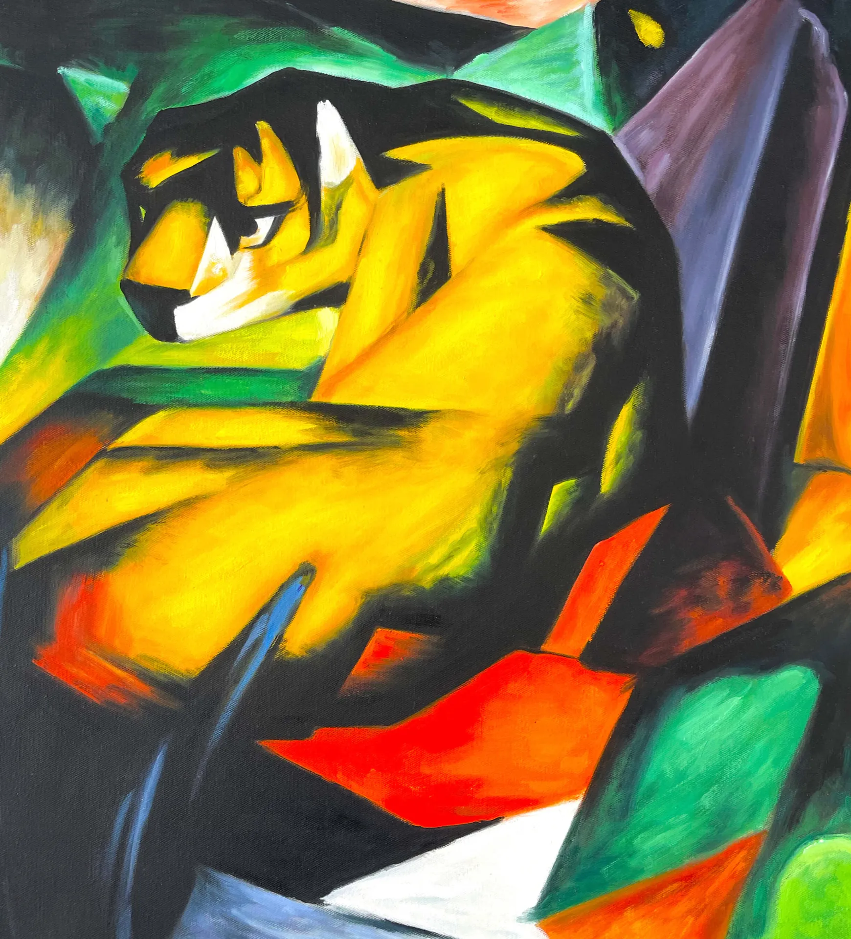 Galerie Mont Franz Marc<Le Tigre - Franz Marc