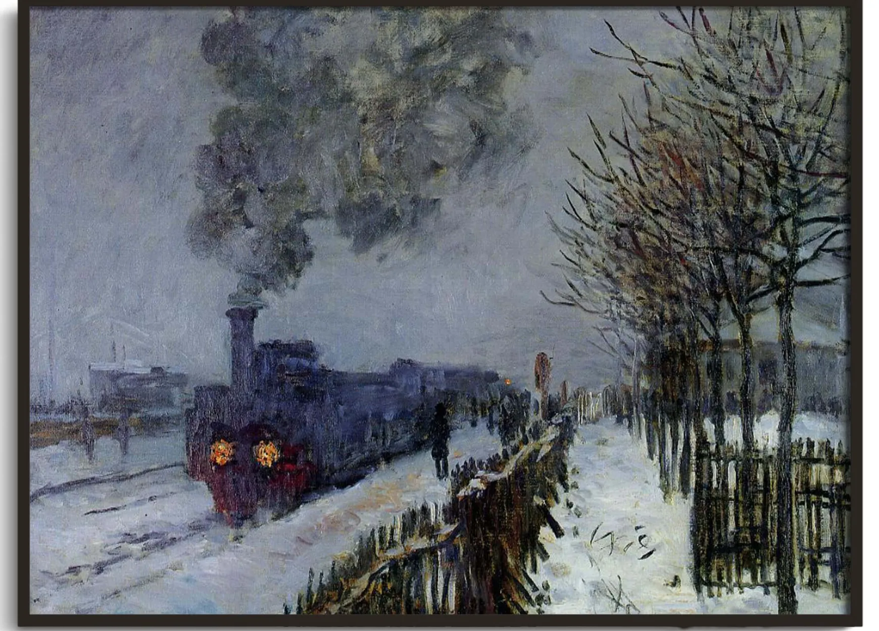 Galerie Mont Monet<Le Train dans la neige - Claude Monet